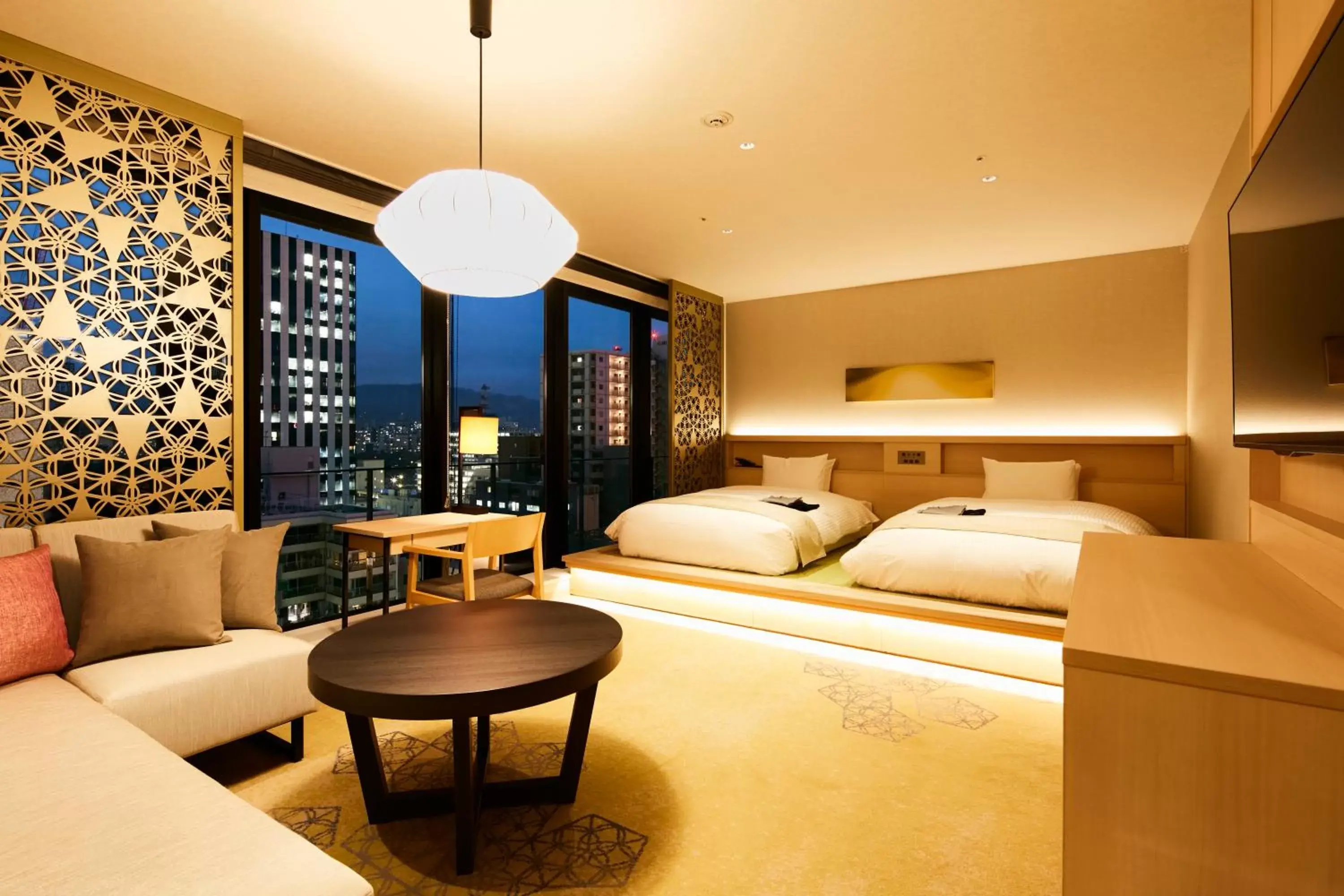 Bed in Hotel Intergate Hiroshima