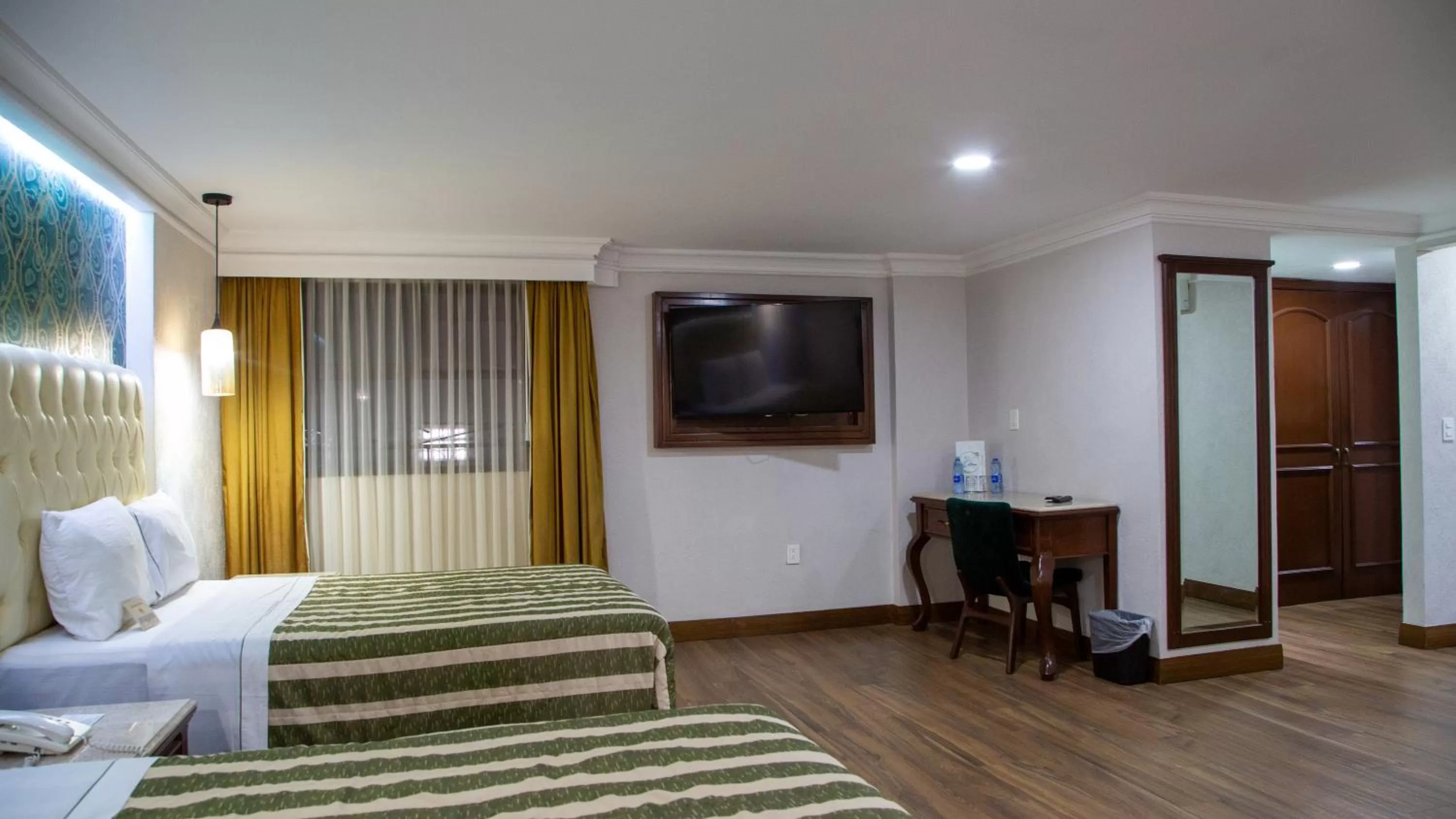 Decorative detail, Bed in Hotel Casino Plaza