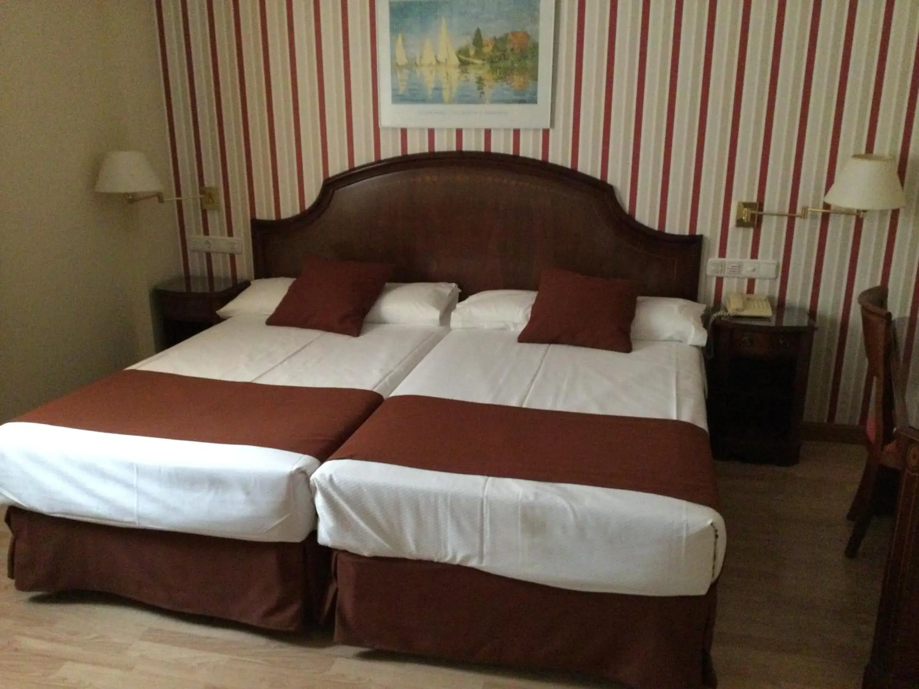 Bed in Hotel Cordón