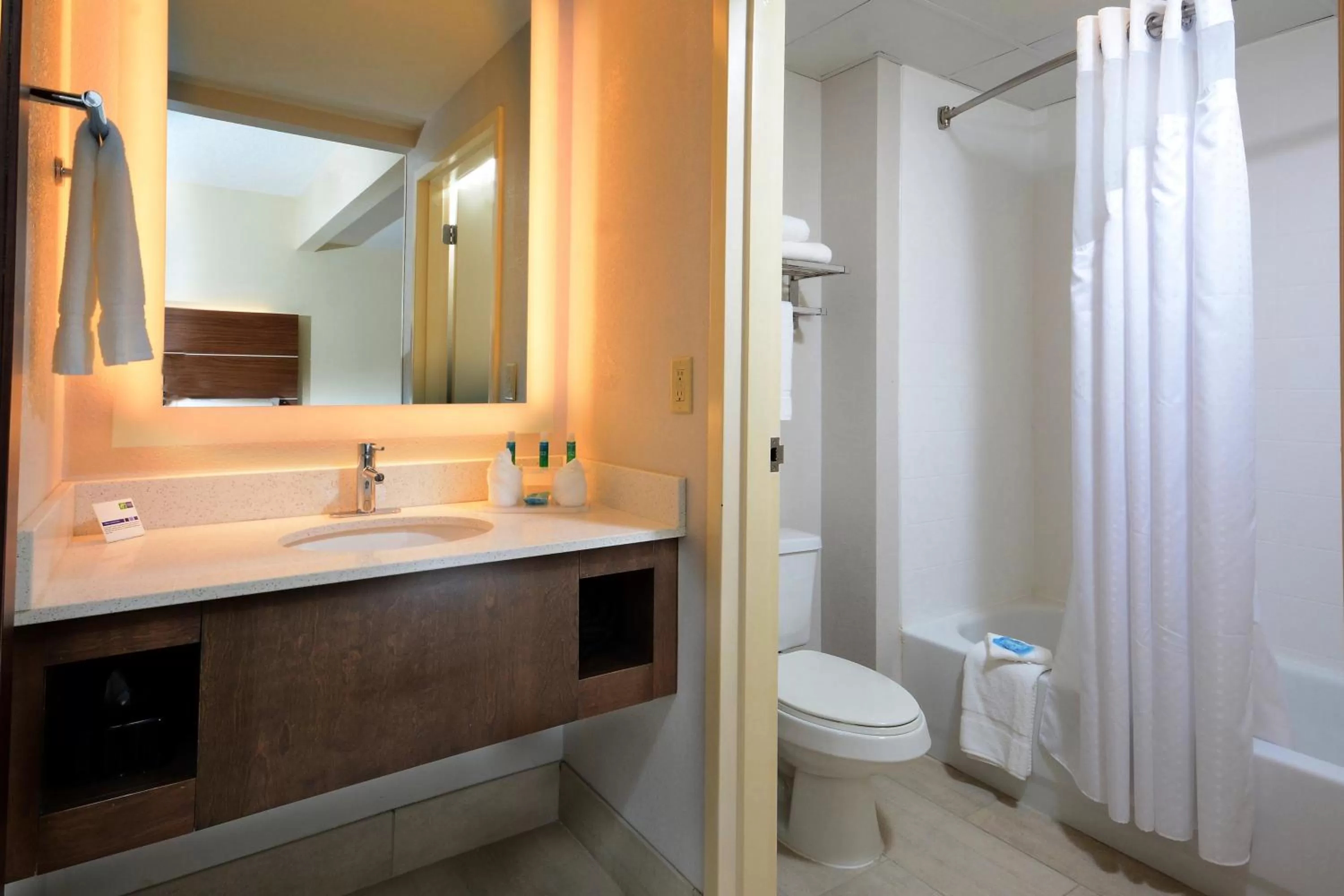 Bathroom in Holiday Inn Express & Suites Raleigh Durham Airport at RTP by IHG