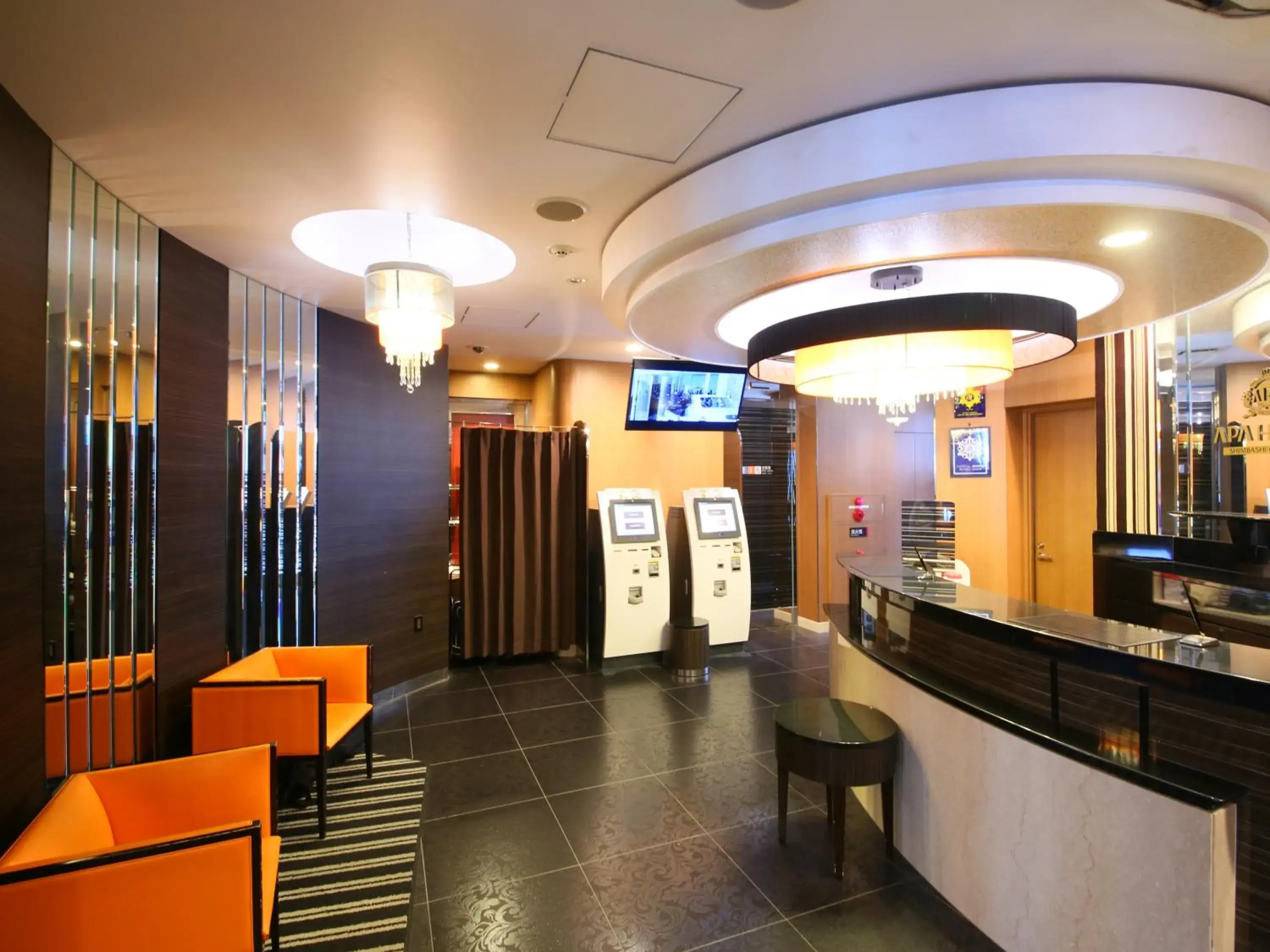 Lobby or reception, Lobby/Reception in APA Hotel Shimbashi Onarimon