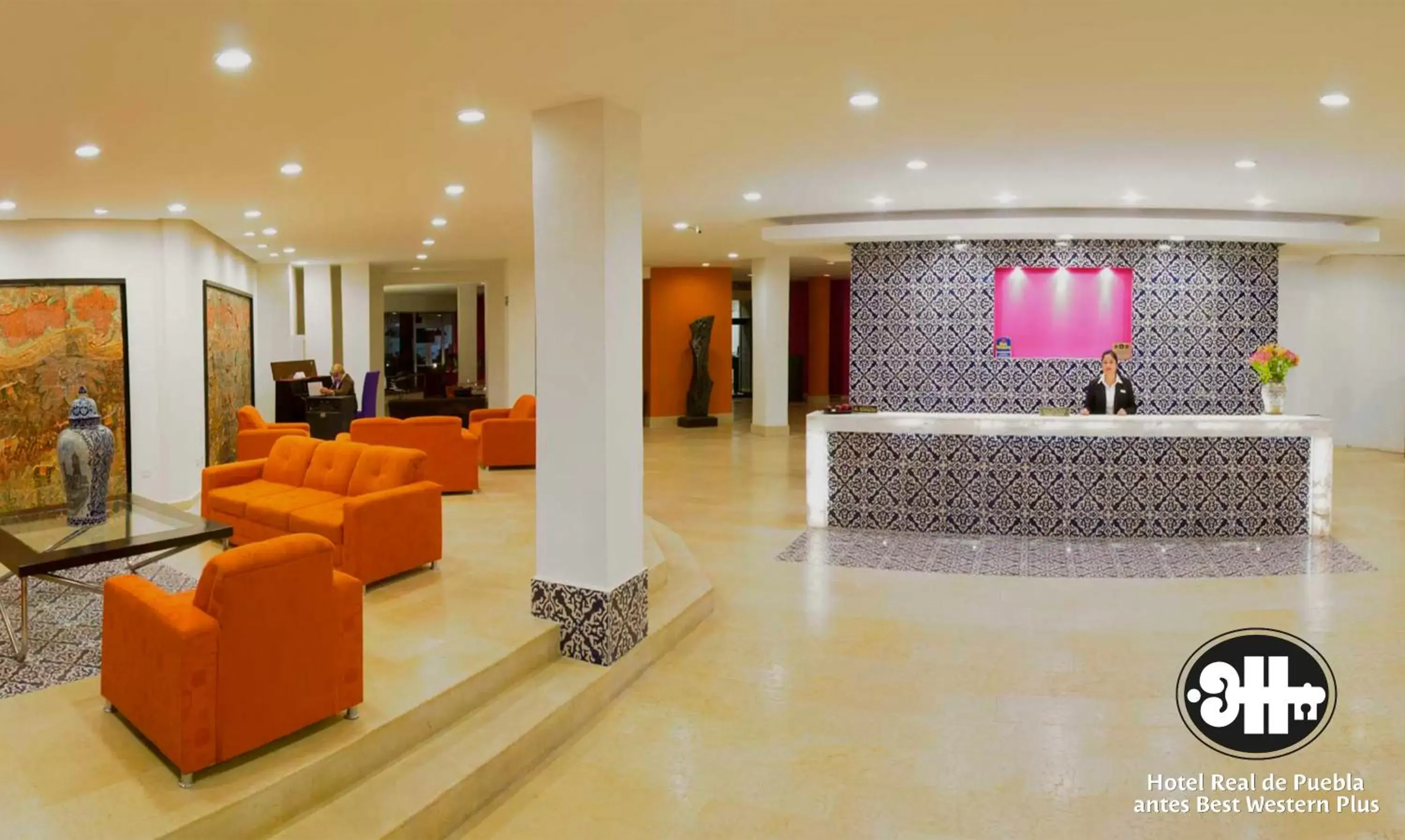 Lobby or reception, Lobby/Reception in Hotel Real de Puebla