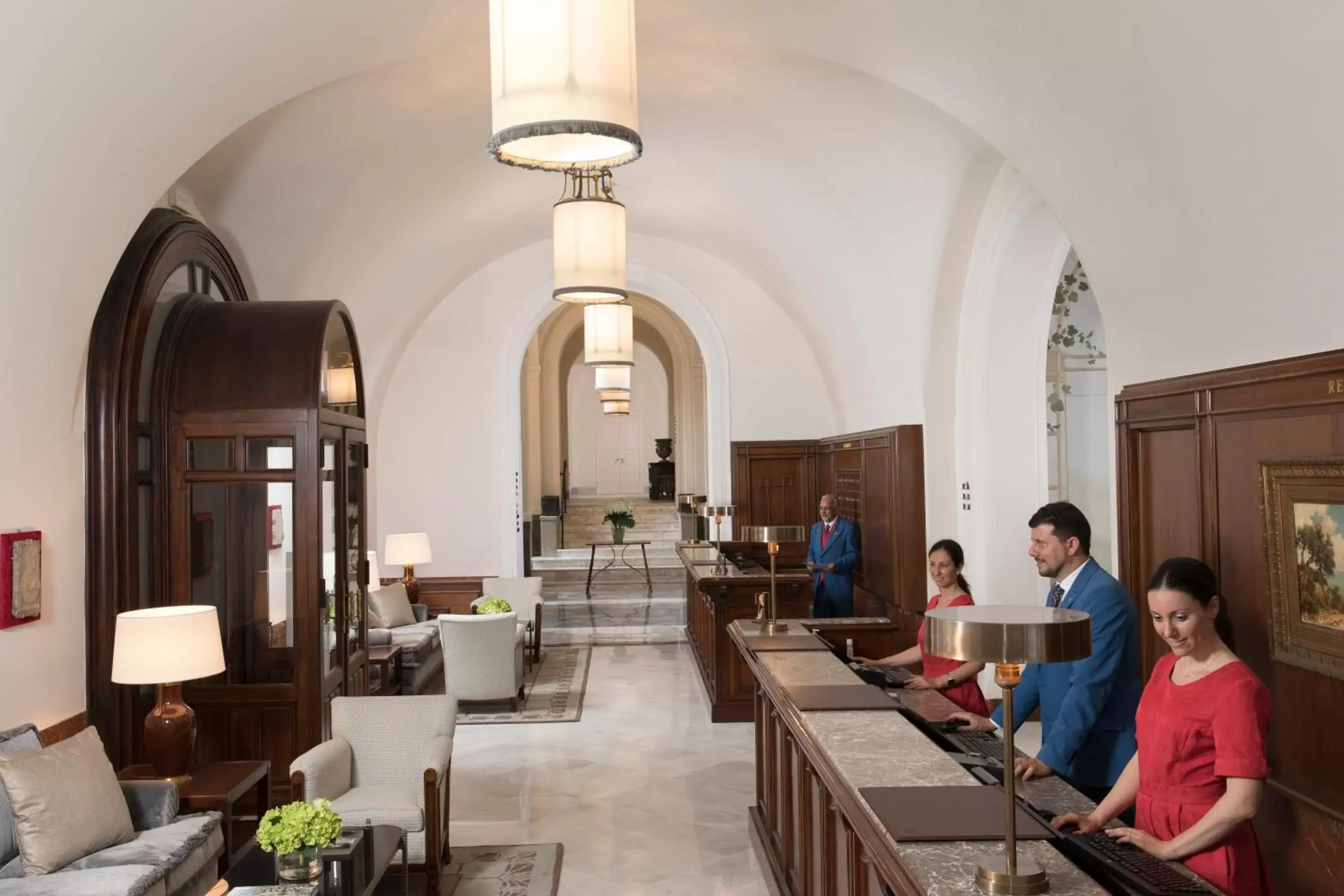 Lobby or reception in Rocco Forte Villa Igiea