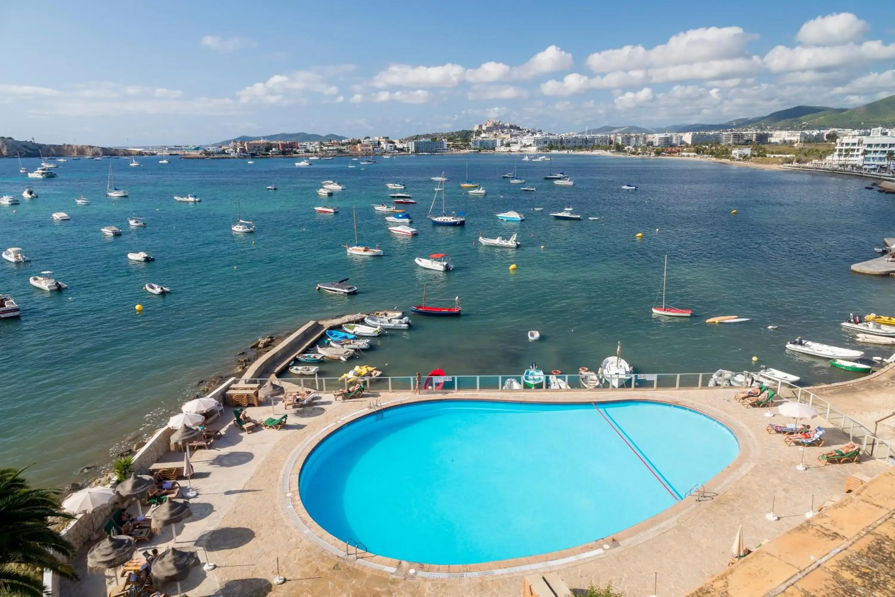 Sea view, Pool View in Hotel Simbad Ibiza & Spa