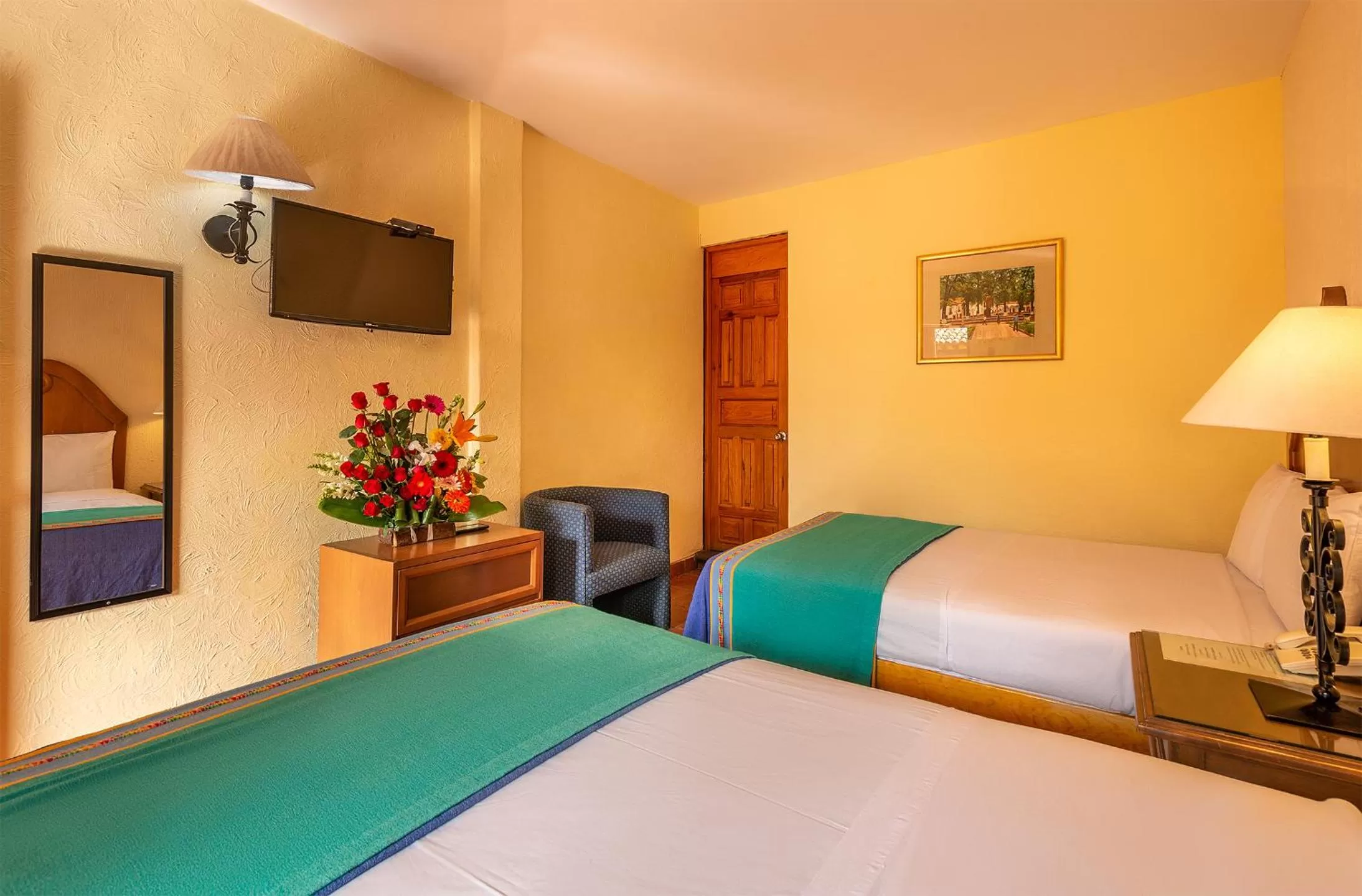 Photo of the whole room, Bed in Hotel la Parroquia