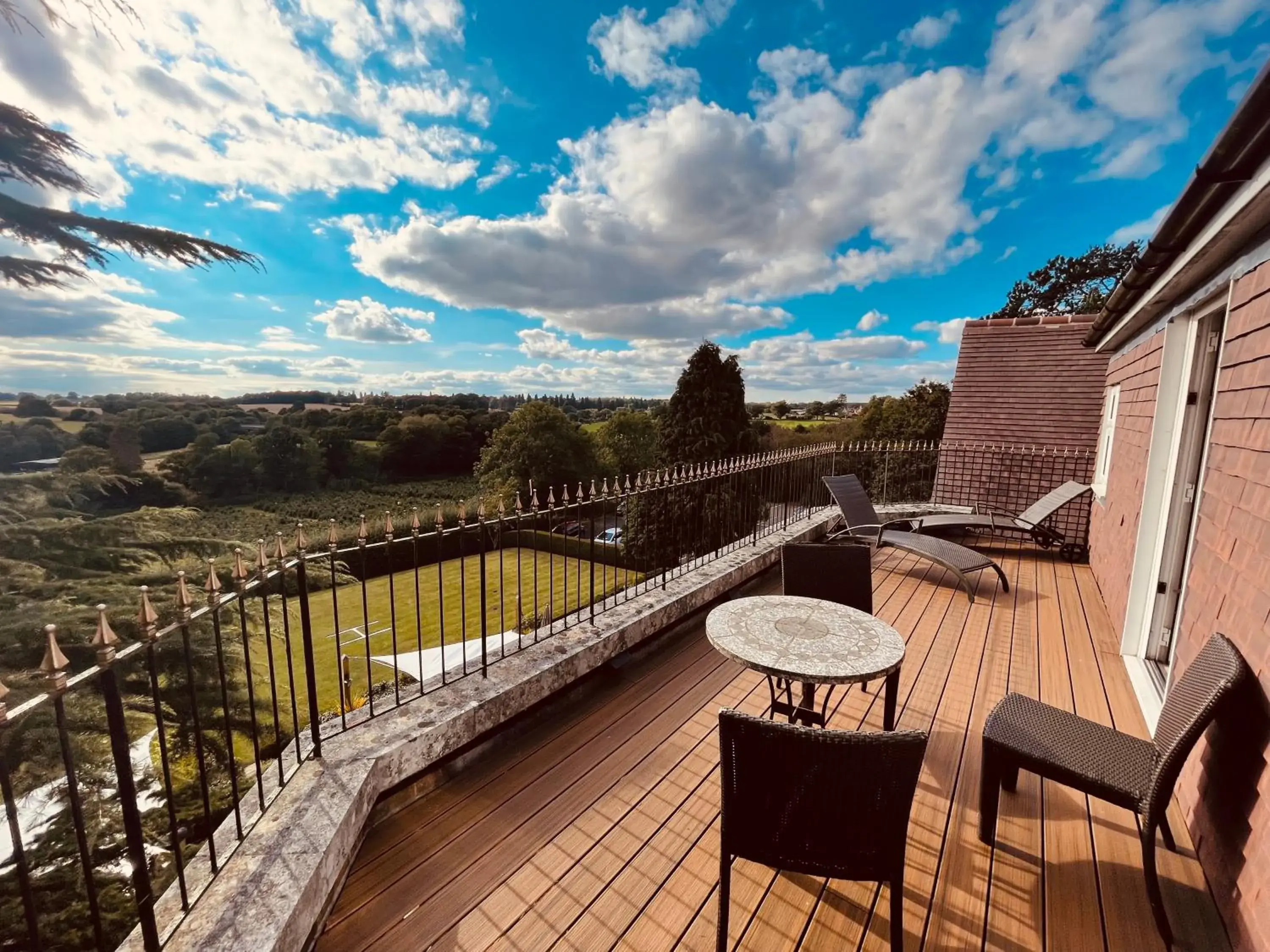 Balcony/Terrace in Nuthurst Grange Country House Hotel & Restaurant