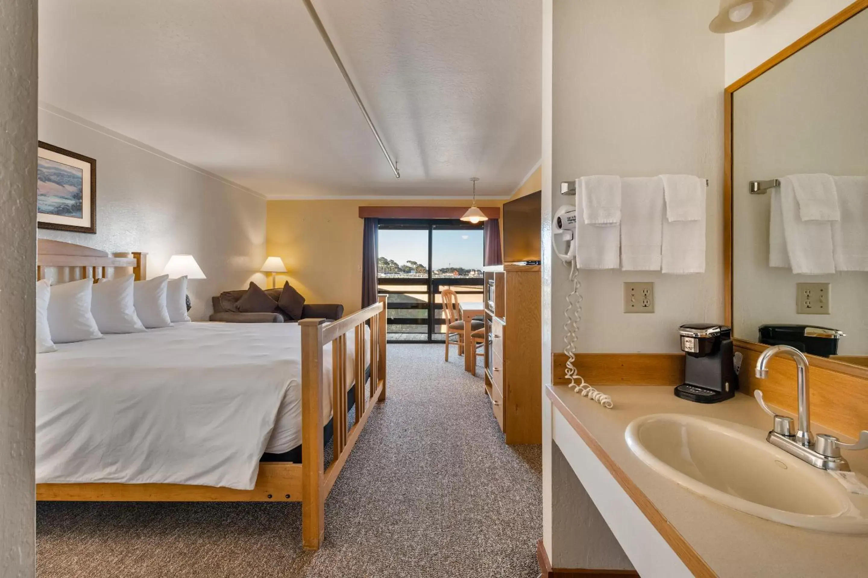 Bathroom in Harbor Lite Lodge