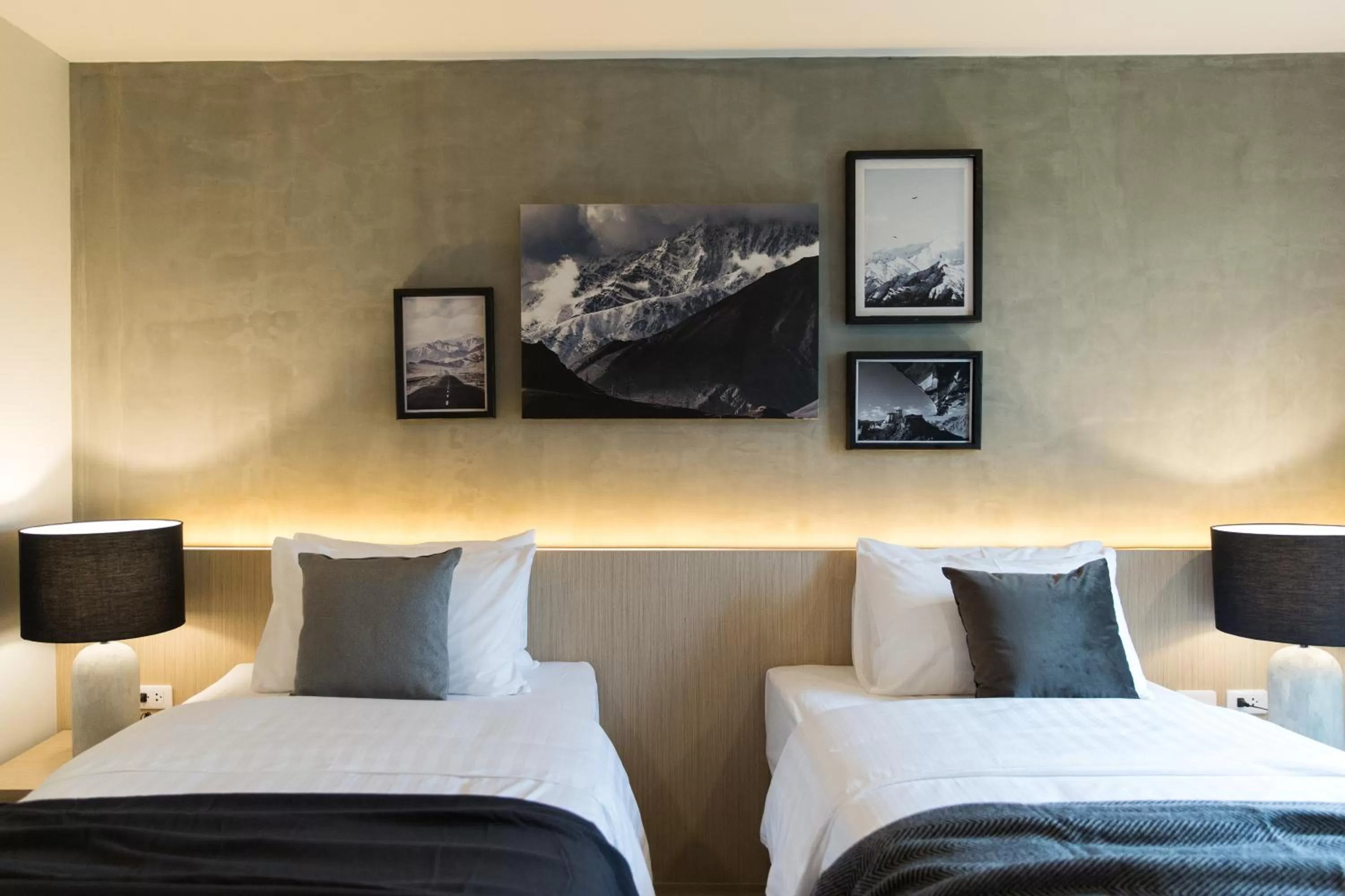 Decorative detail, Bed in The Journey Hotel Bangna