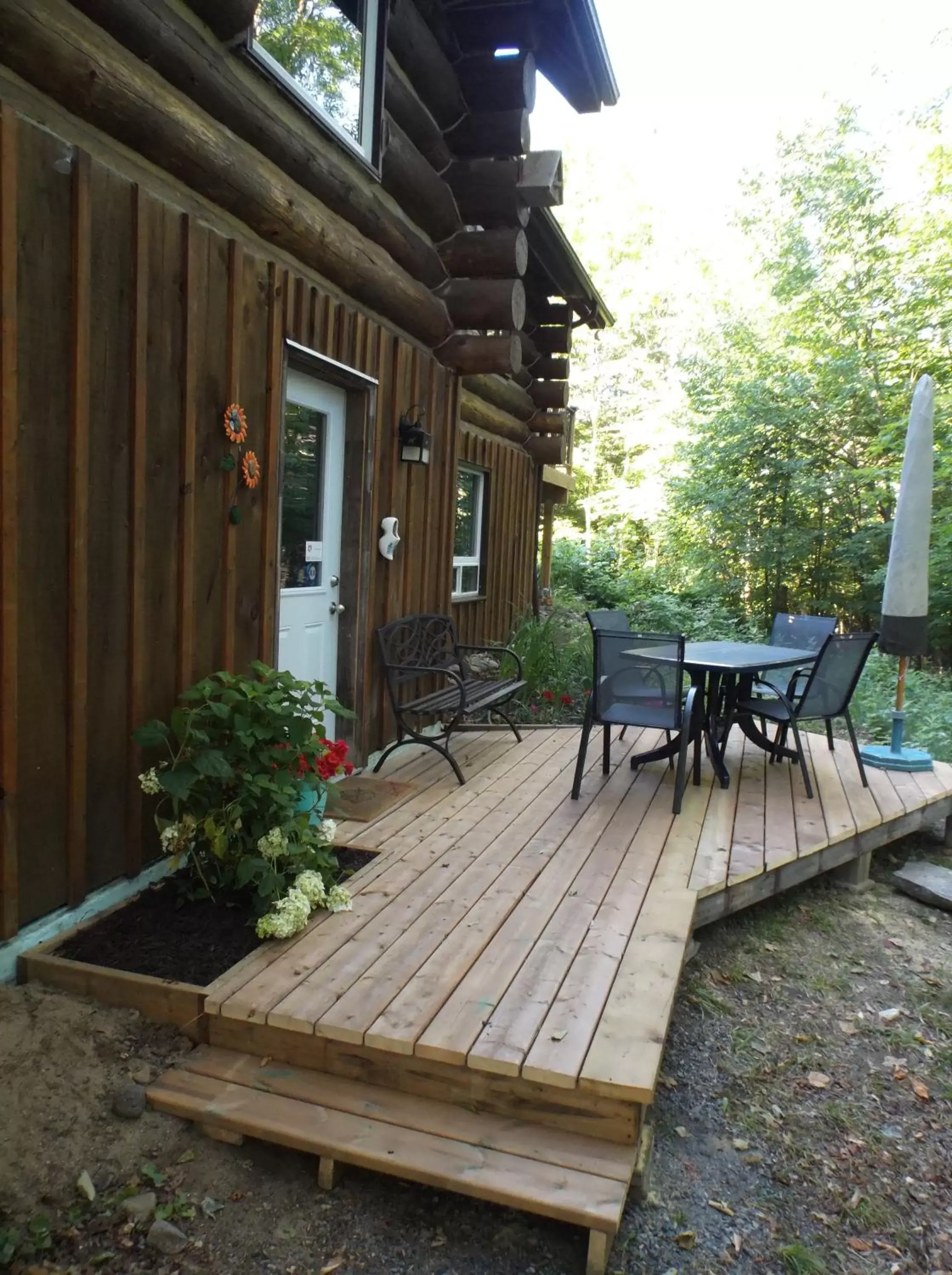 Patio in Bed and Breakfast Comfy & Cozy