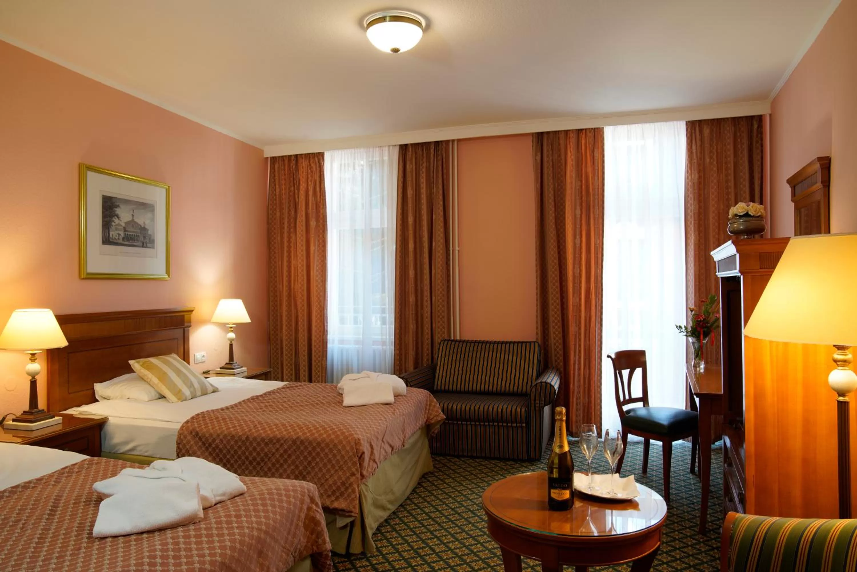 Bed in Hotel Villa Lauretta