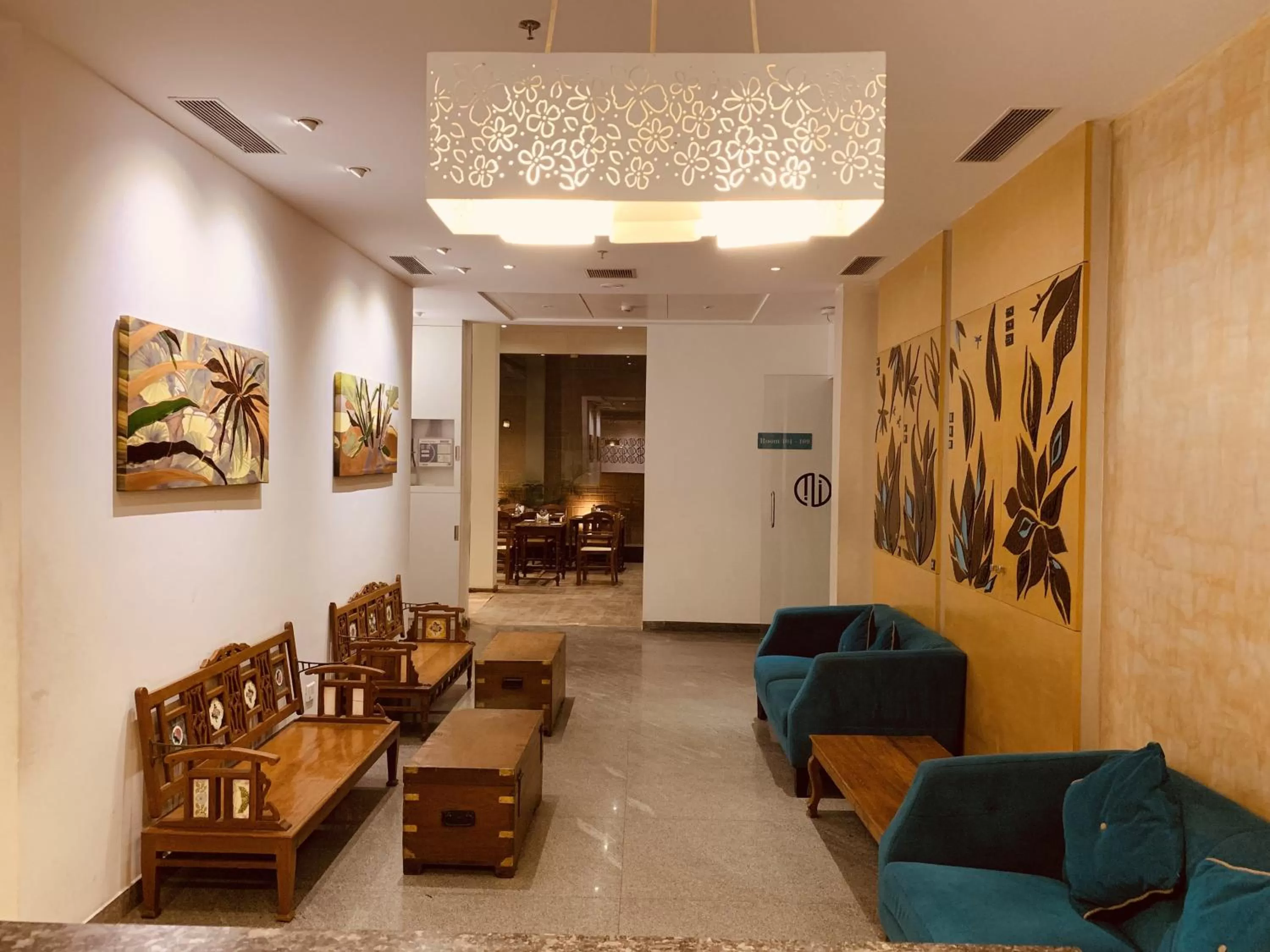 Living room in Hotel Sabareesh Park