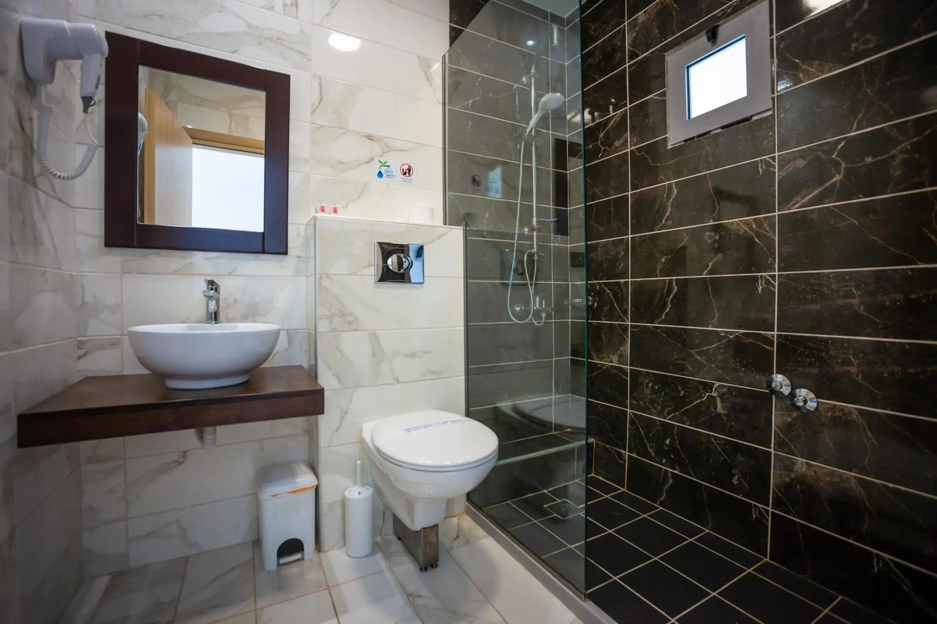 Shower, Bathroom in Elounda Water Park Residence Hotel