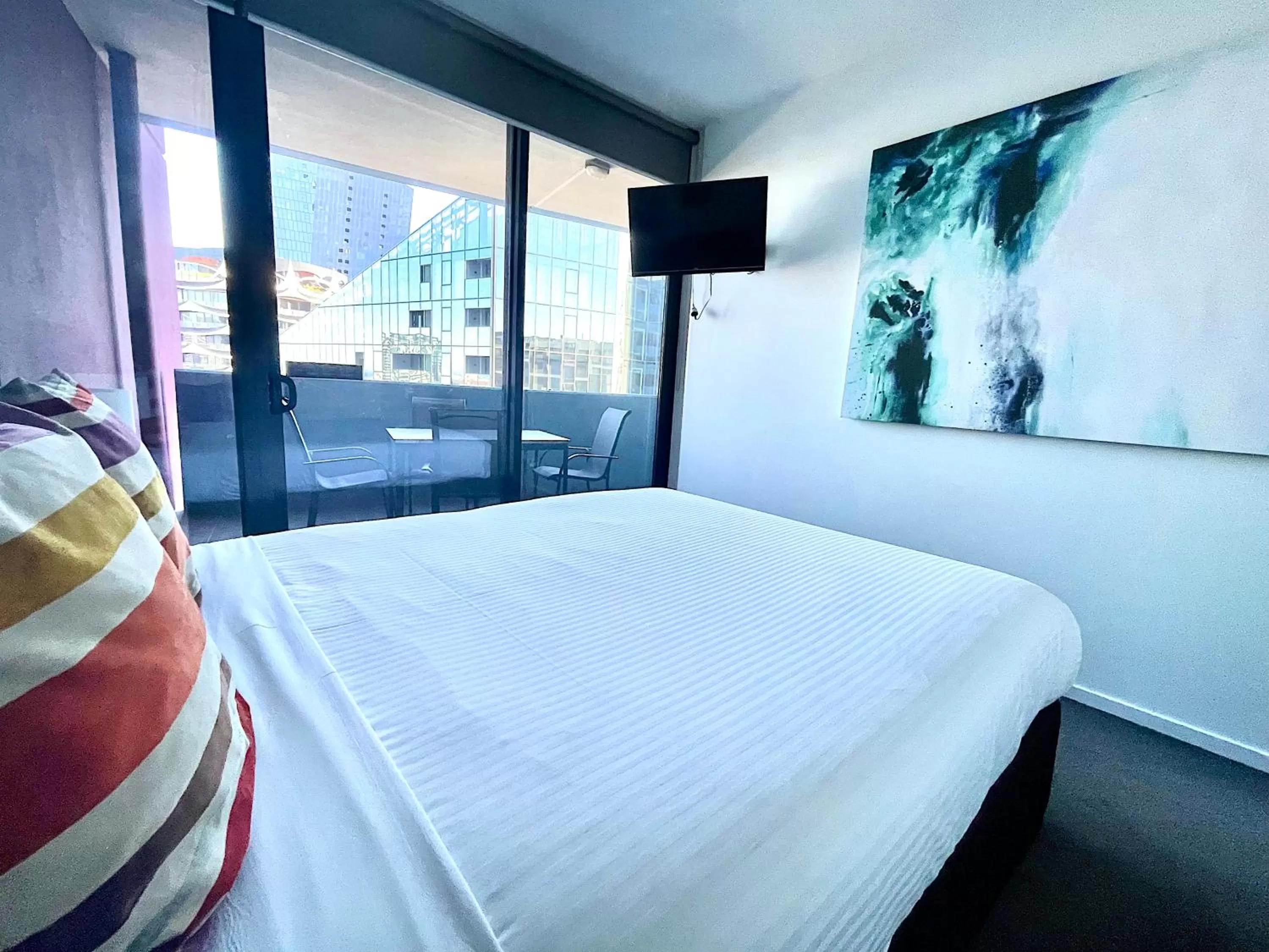 Bedroom, Bed in The Sebel Residences Melbourne Docklands Serviced Apartments