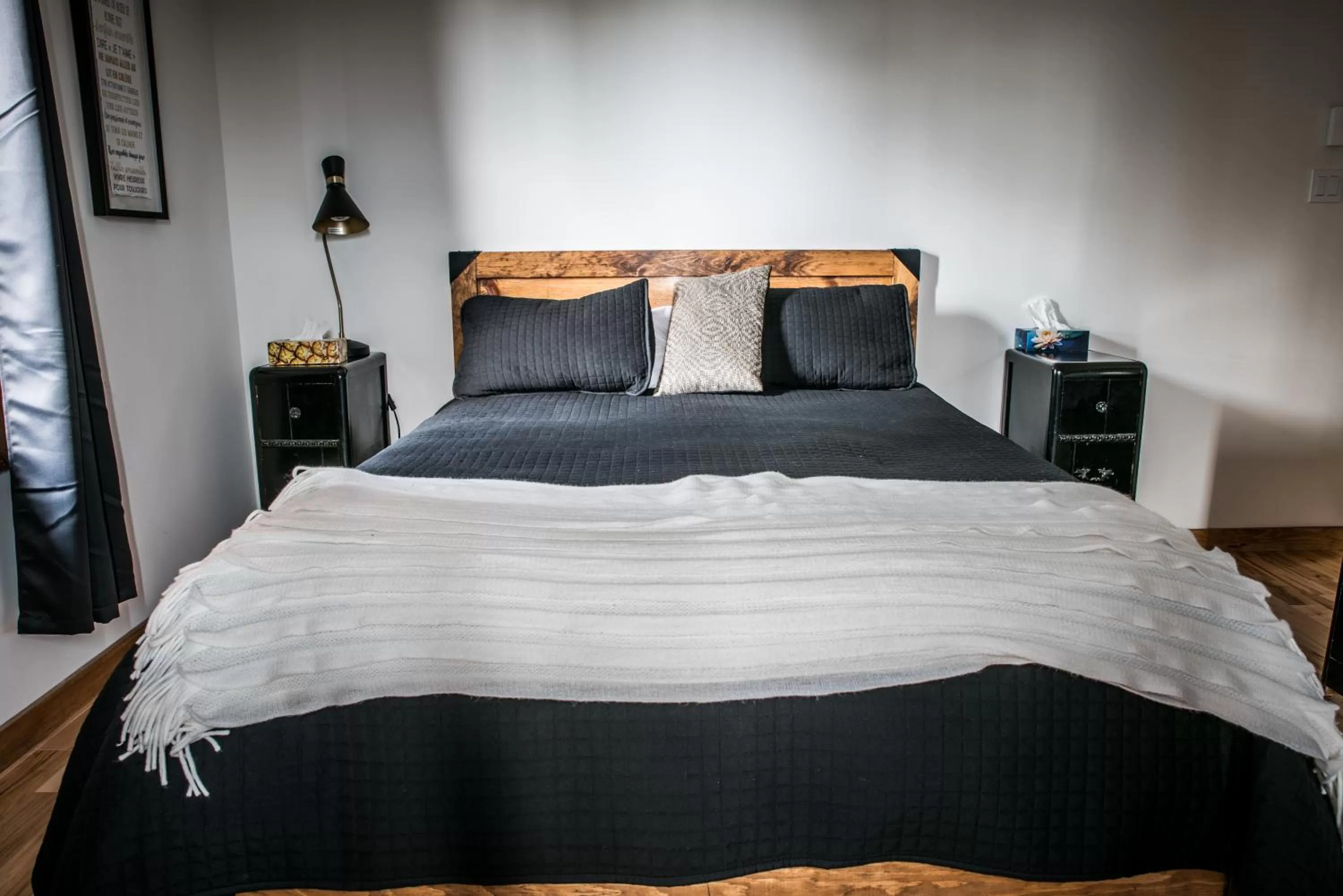 Bed in Gîte du Haut des Arbres