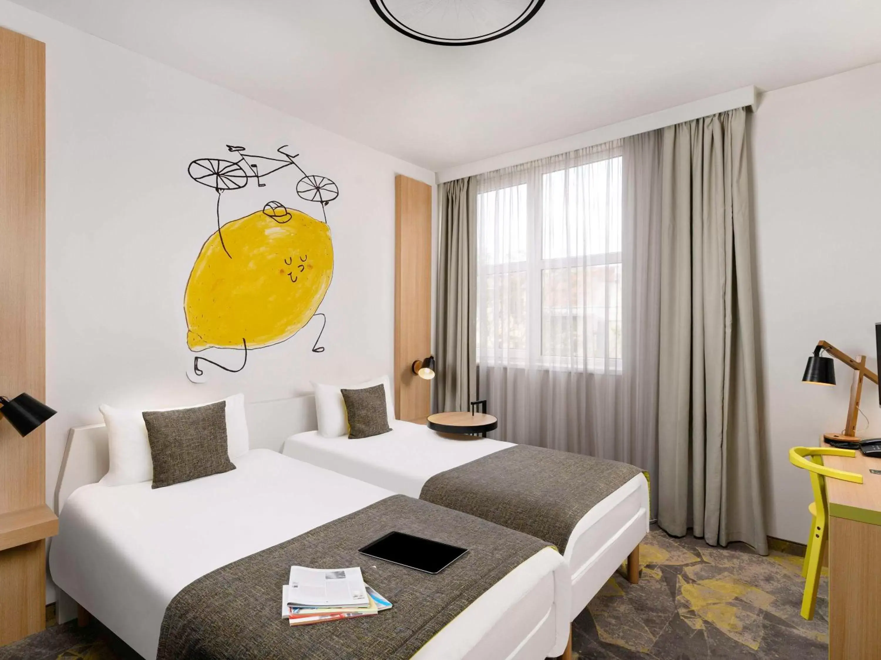 Bedroom, Bed in Ibis Styles Budapest City