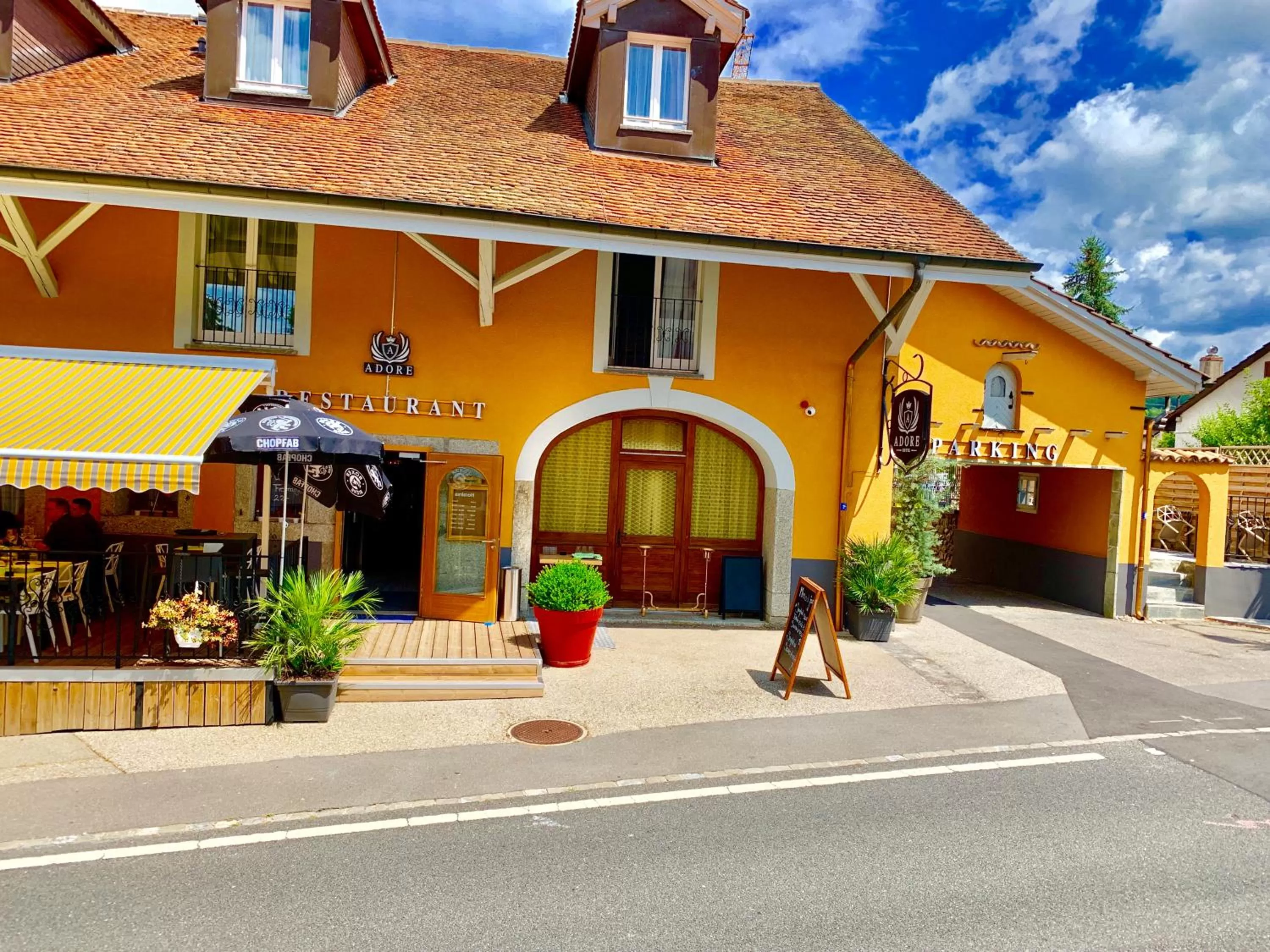 Property building in Hotel Adore