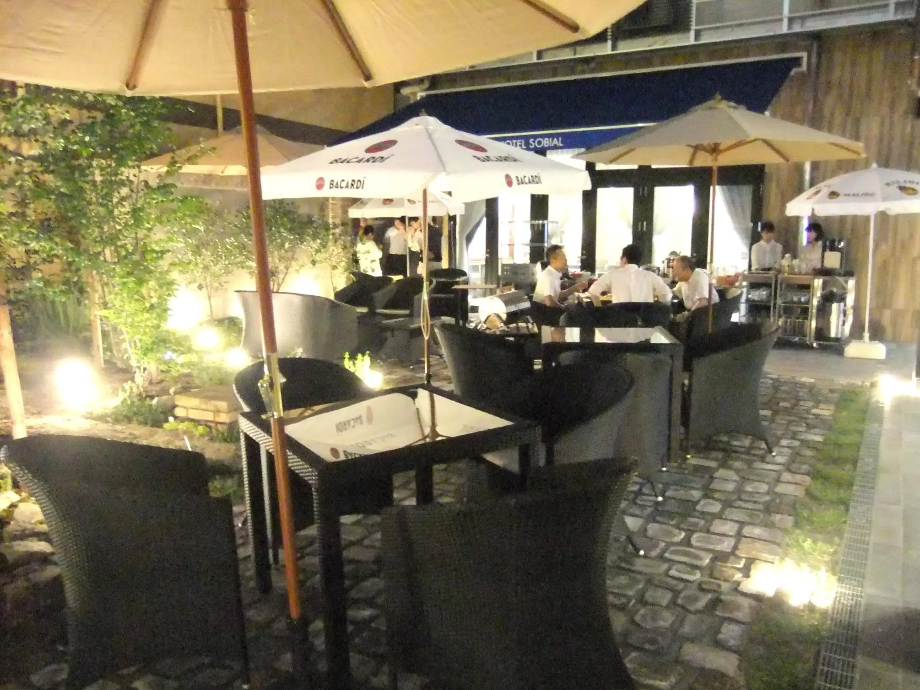 Patio, Restaurant/Places to Eat in Hotel Sobial Osaka Dome