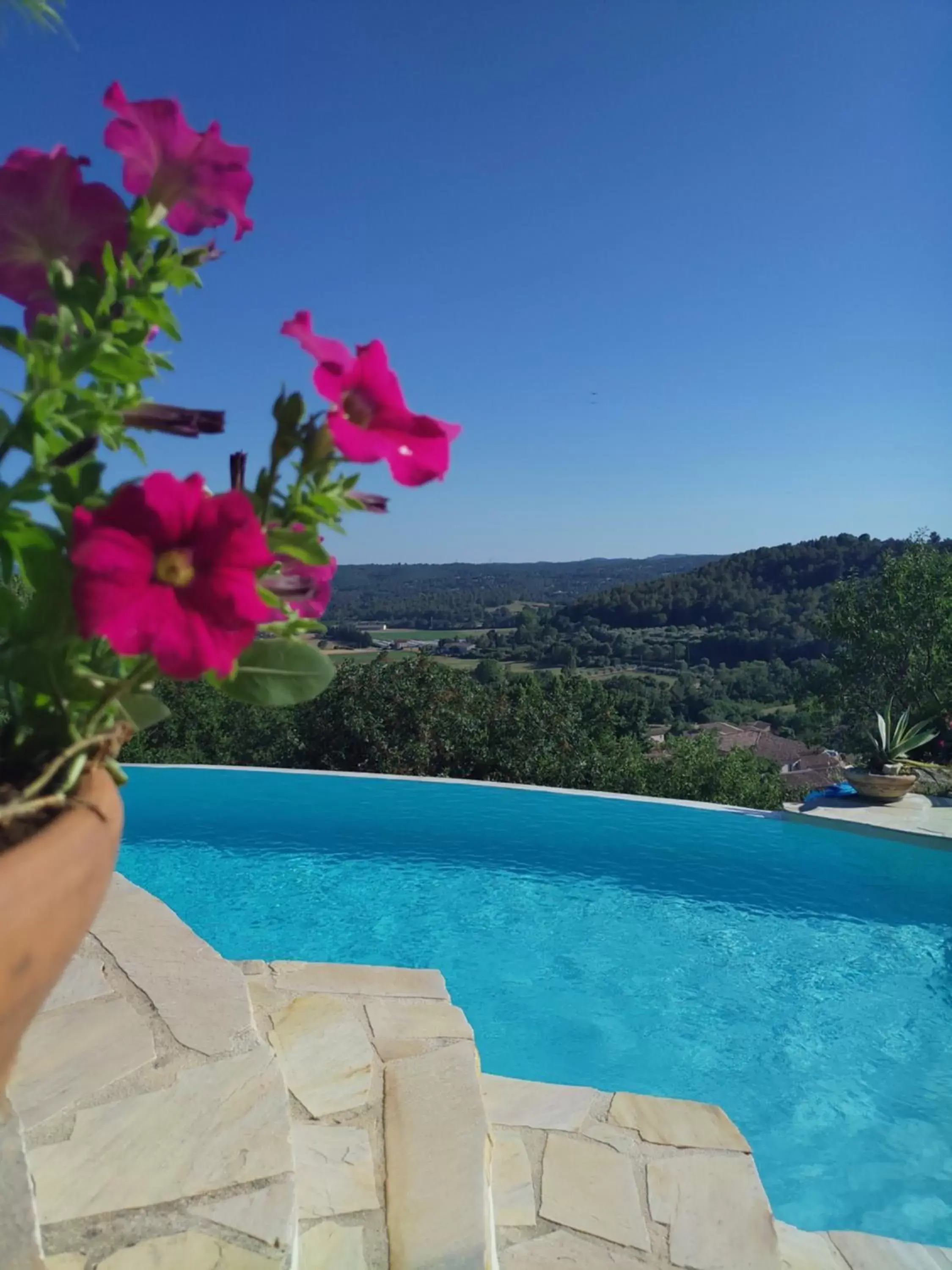 Pool view, Swimming Pool in Chambre d'hôtes Cottes