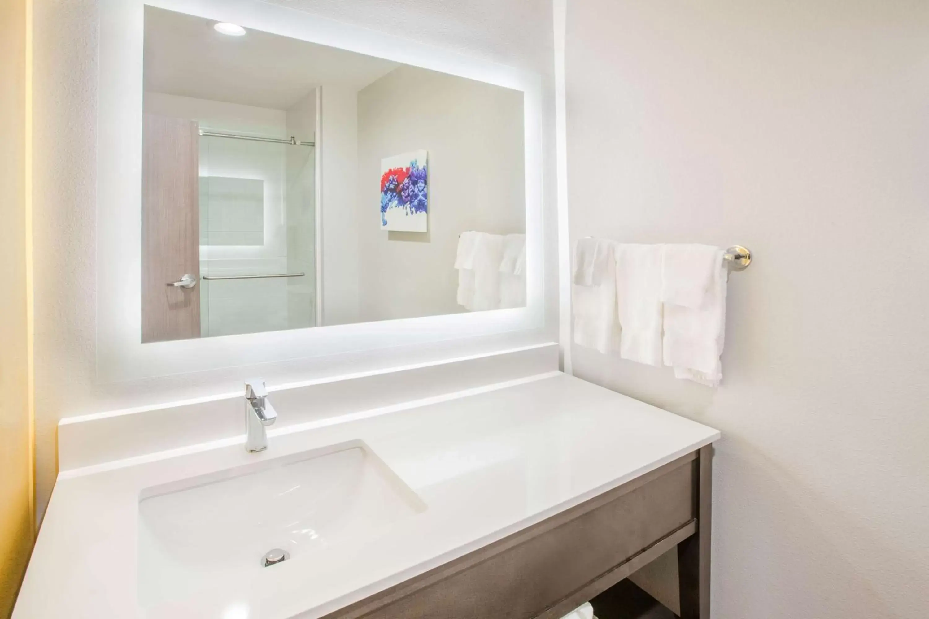 Bathroom in La Quinta by Wyndham Dallas Duncanville