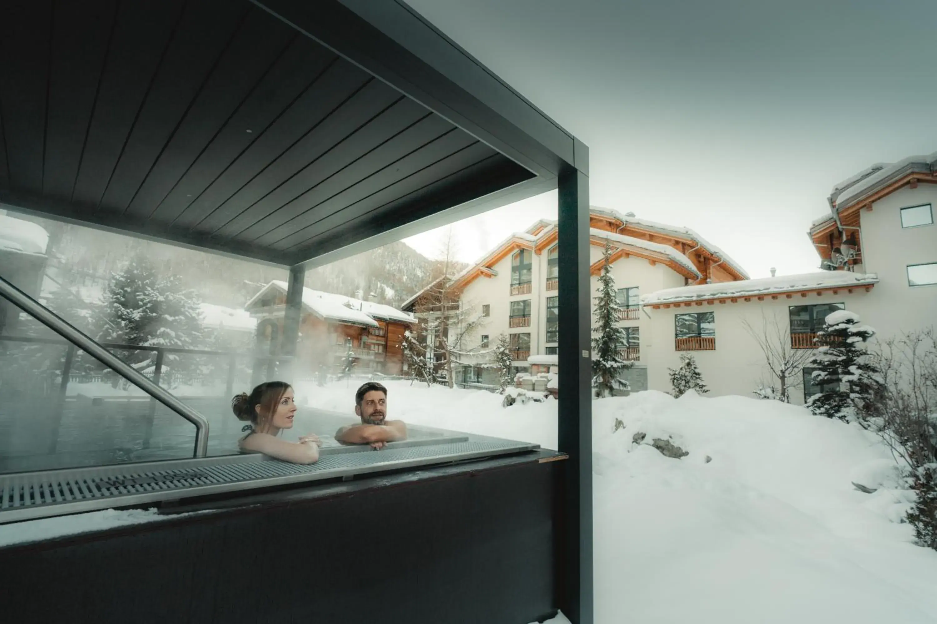 Hot Spring Bath in Zermatt Budget Rooms