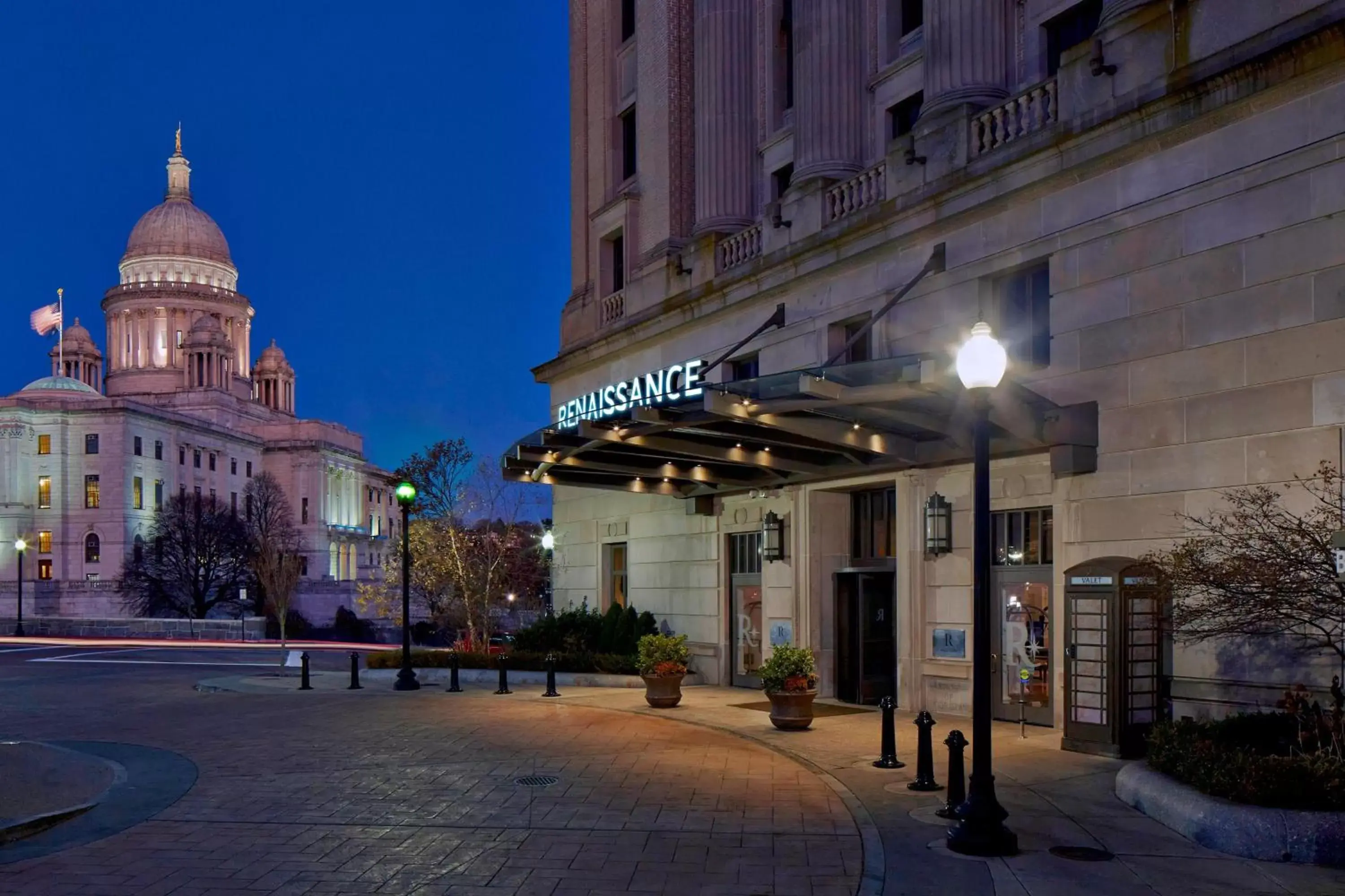 Property building in Renaissance Providence Downtown Hotel