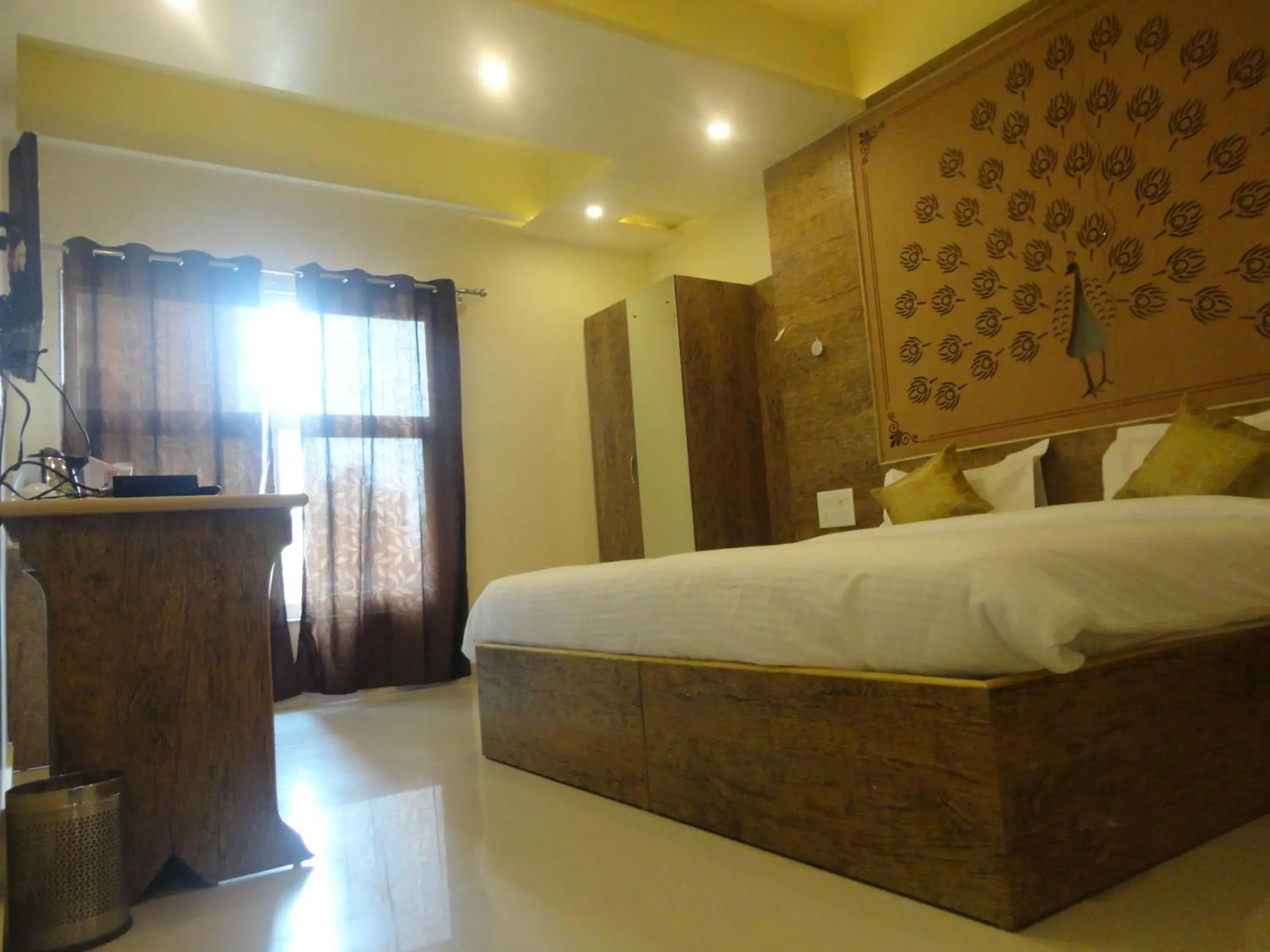 Photo of the whole room, Bed in Hotel Banaras Haveli