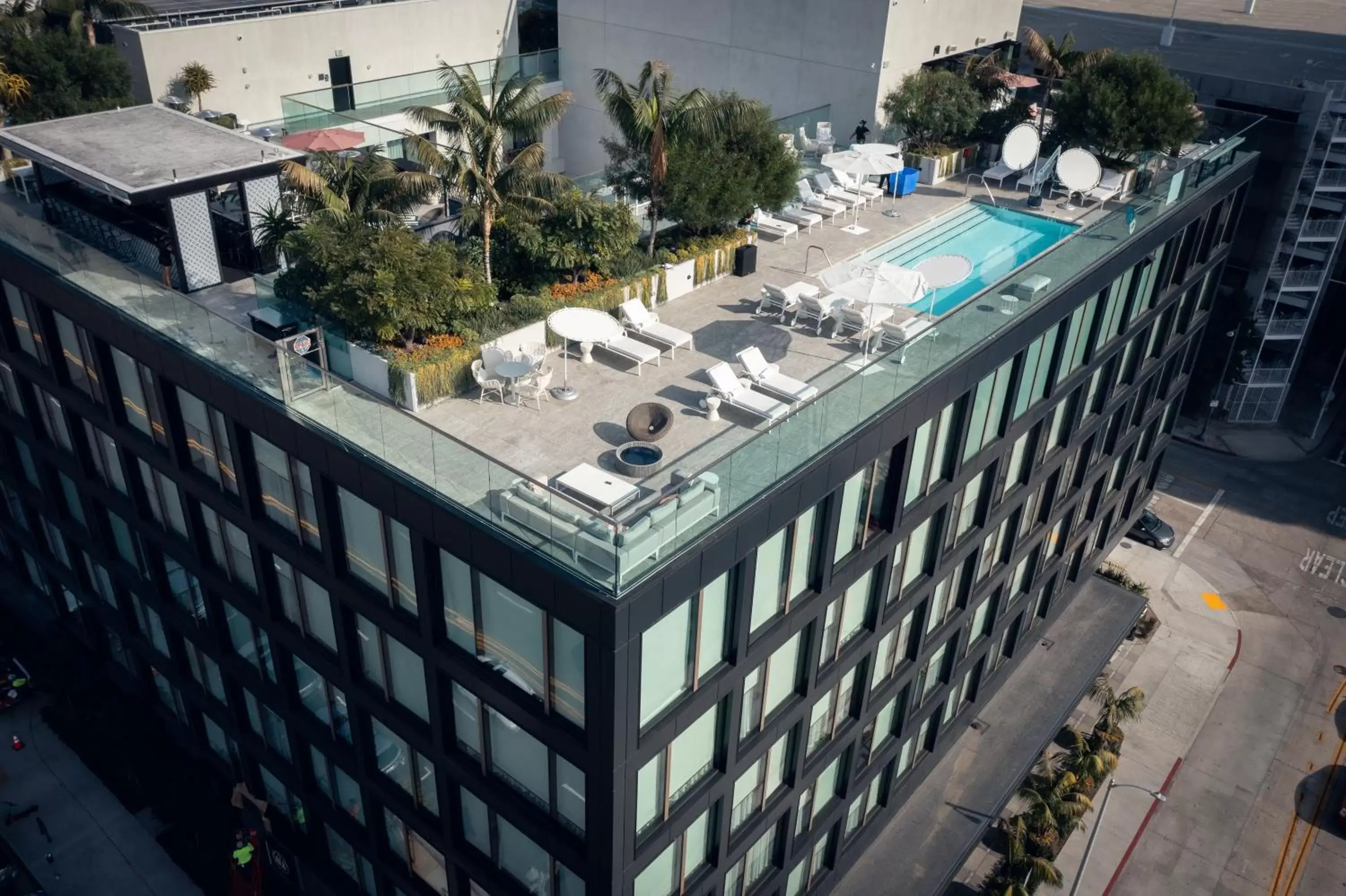 Property building, Pool View in The Godfrey Hotel Hollywood