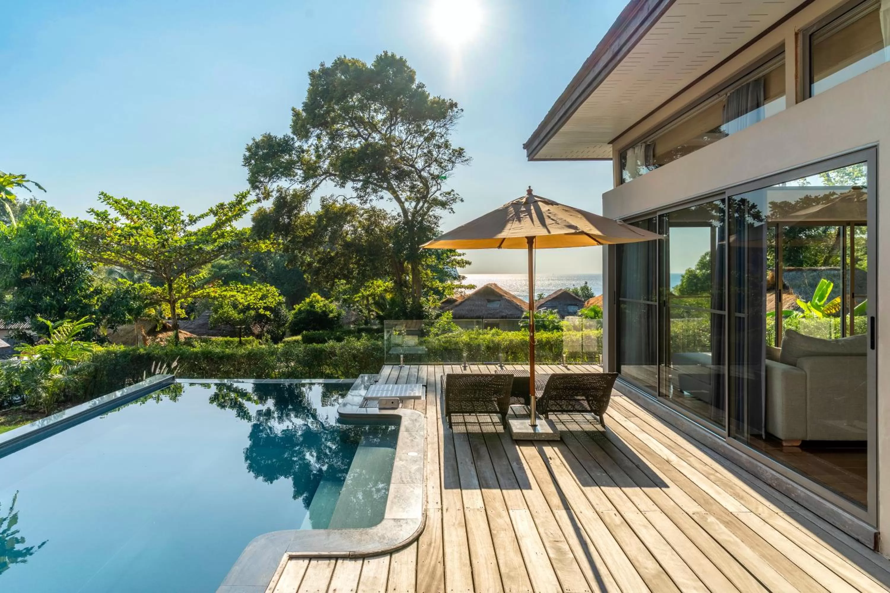 Balcony/Terrace in The Beach Natural Resort Koh Kood