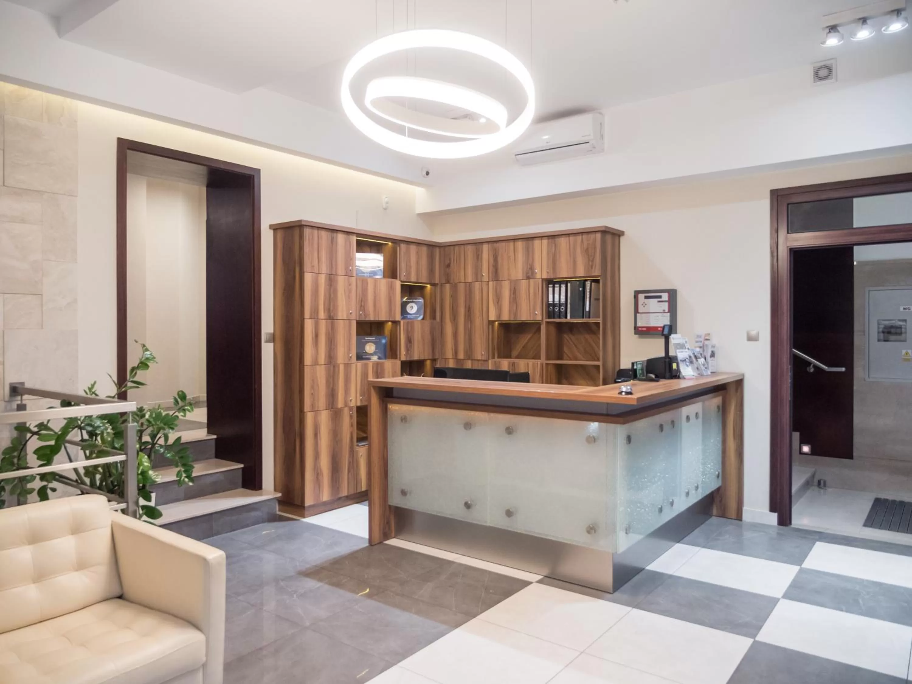 Lobby or reception in Hotel Miodowa