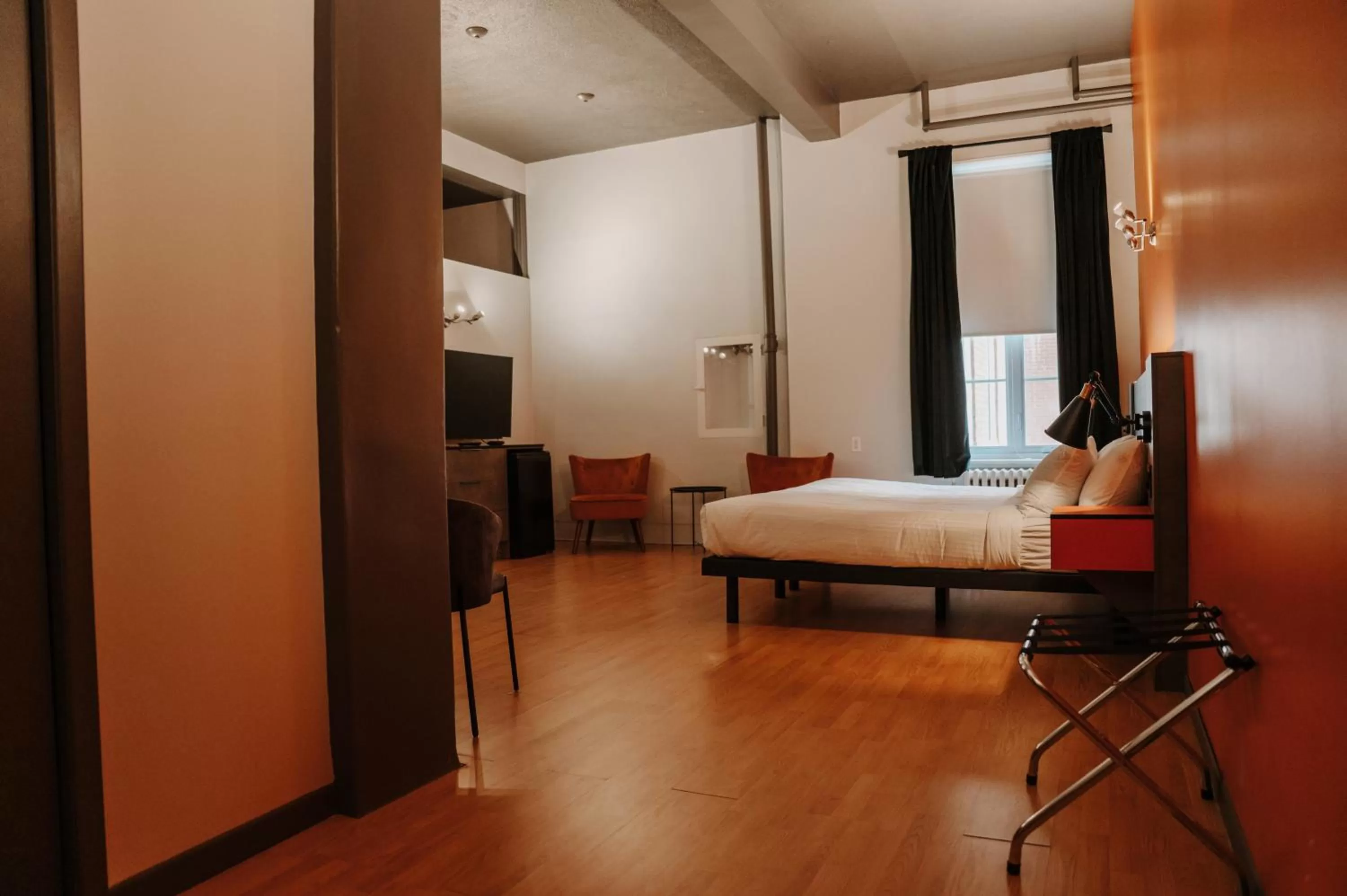 Bed in Hotel Historique et Manoir Route 66