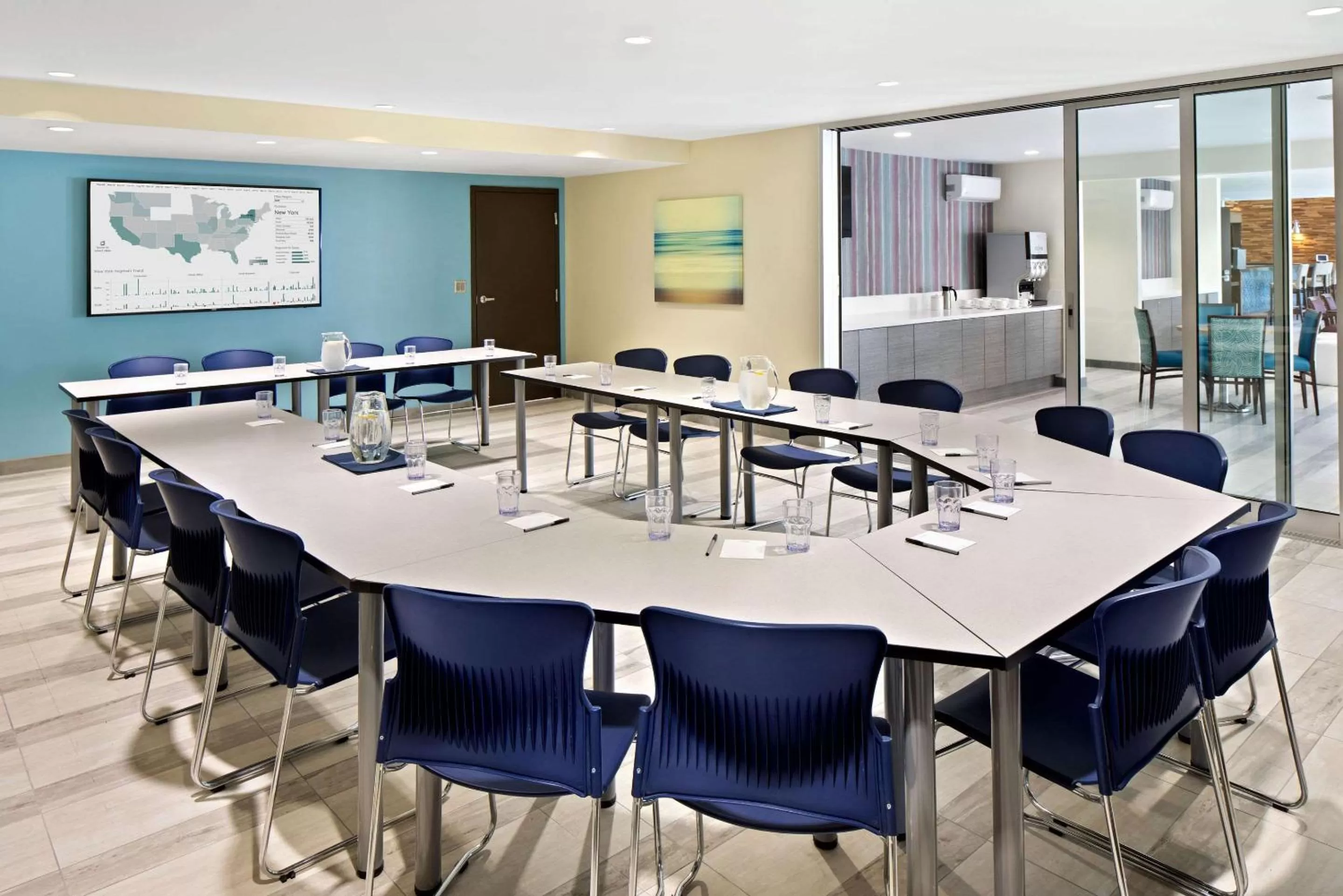 On site in The Cove Hotel