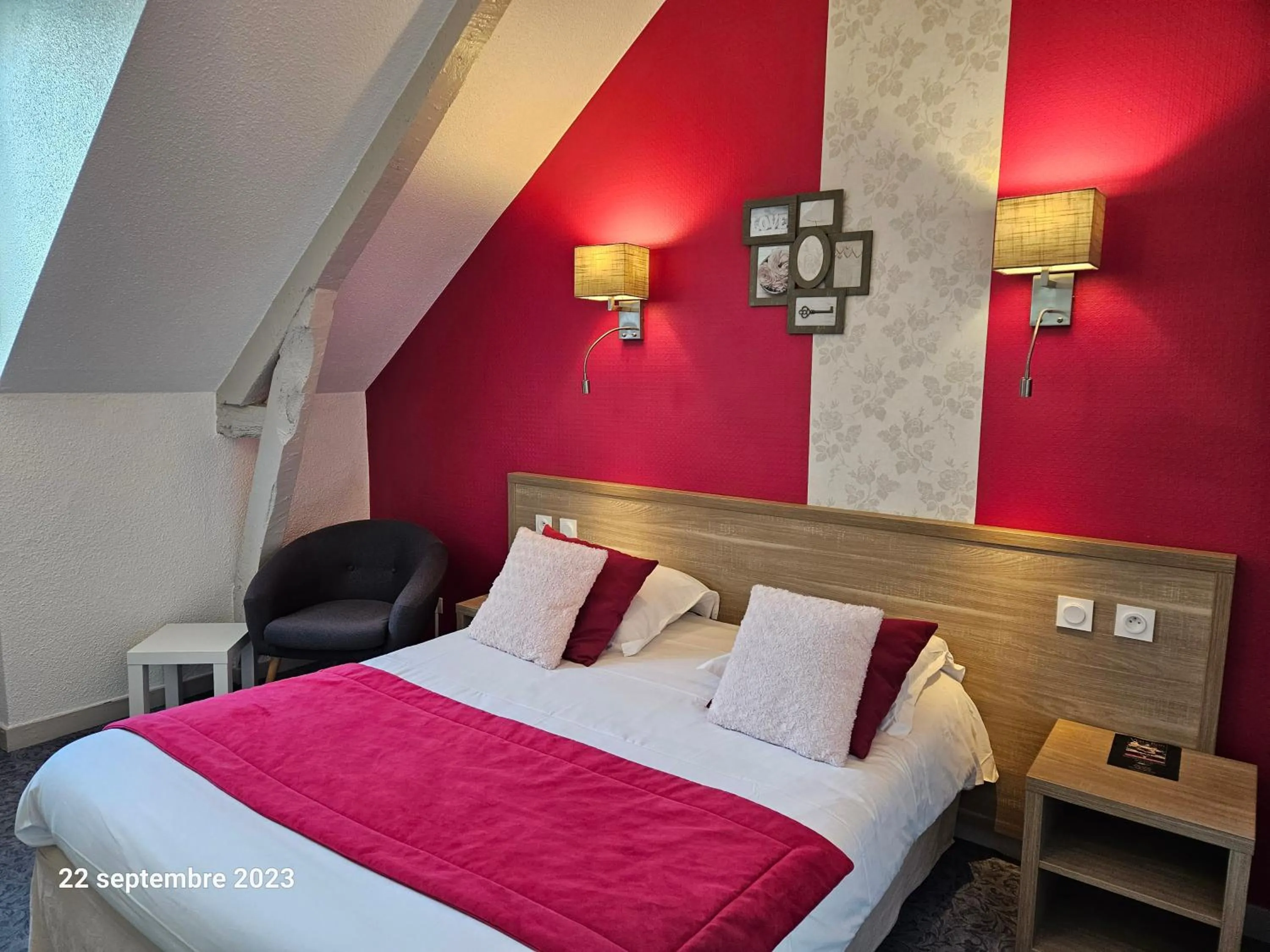 Decorative detail, Bed in Hôtel Le Rohan Charme et Caractère