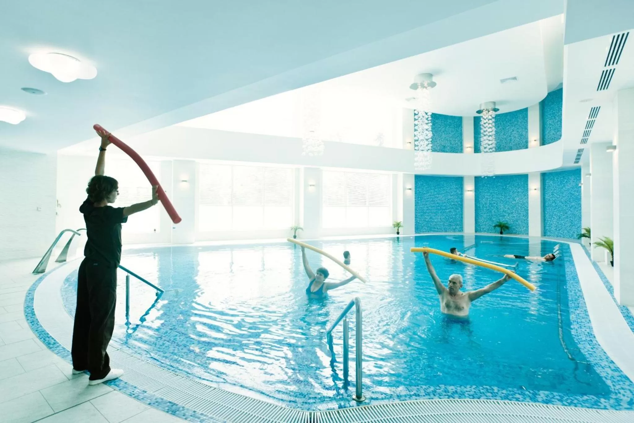 Swimming pool in Mirage Medspa Hotel