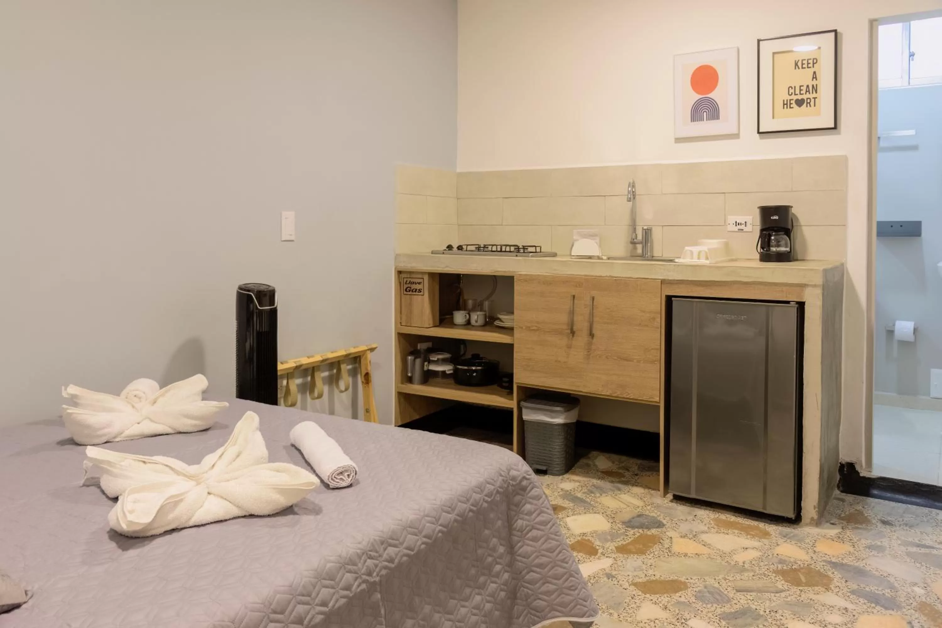 Bed in Ventiuna Hotel y Coliving