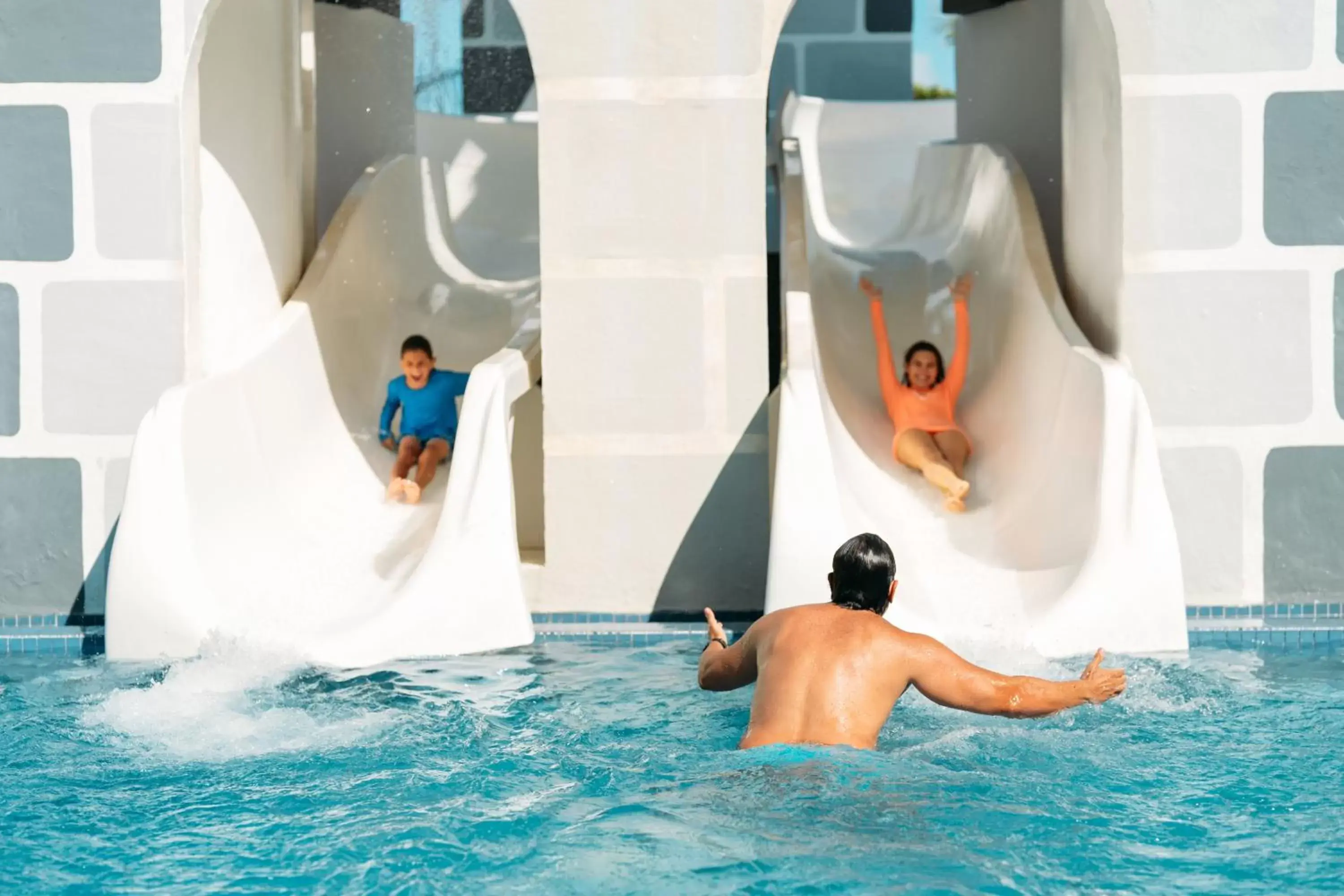 Aqua park, Swimming Pool in Seadust Cancun Family Resort - All Inclusive