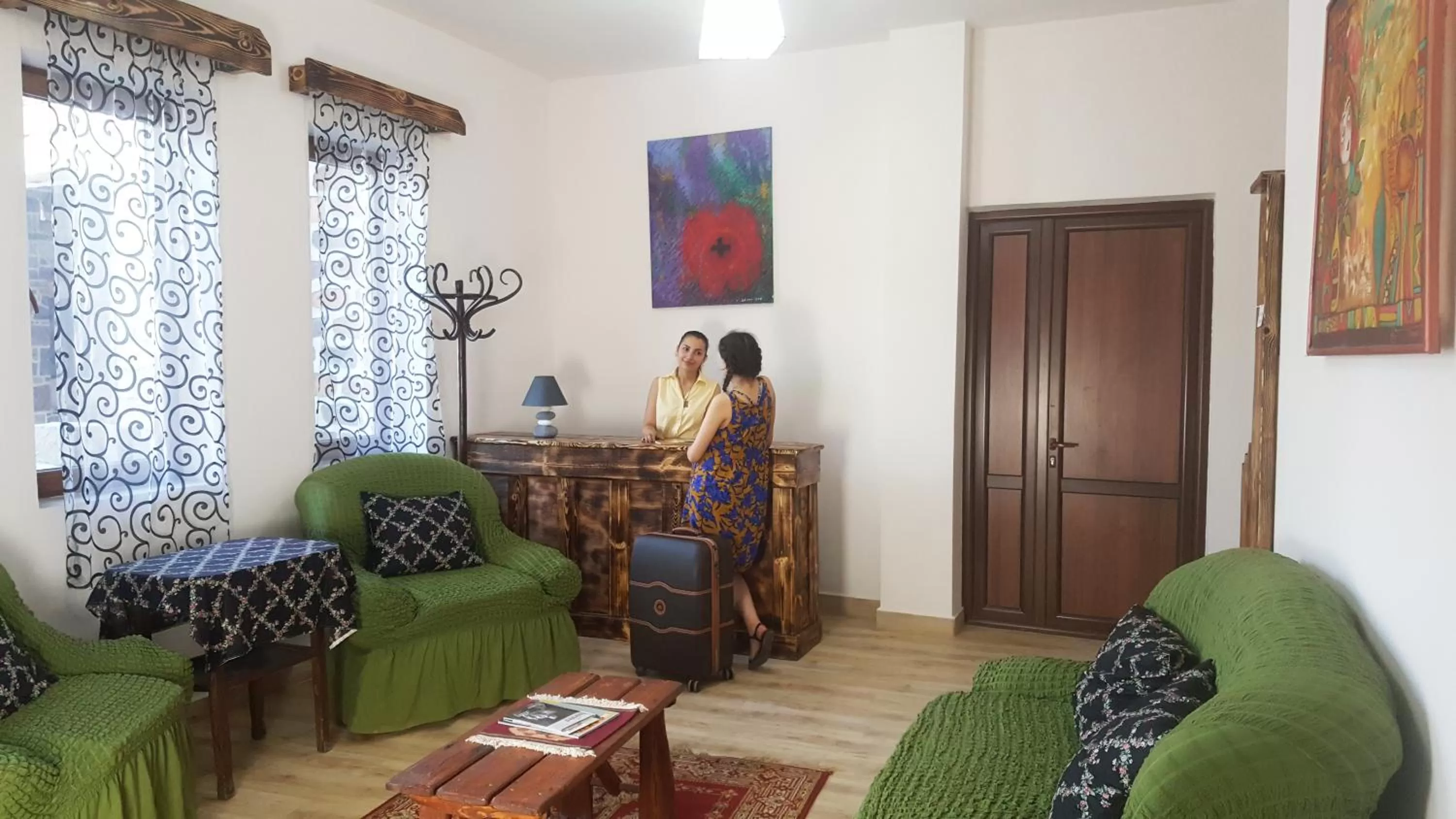 Staff in Machanents Art Hotel