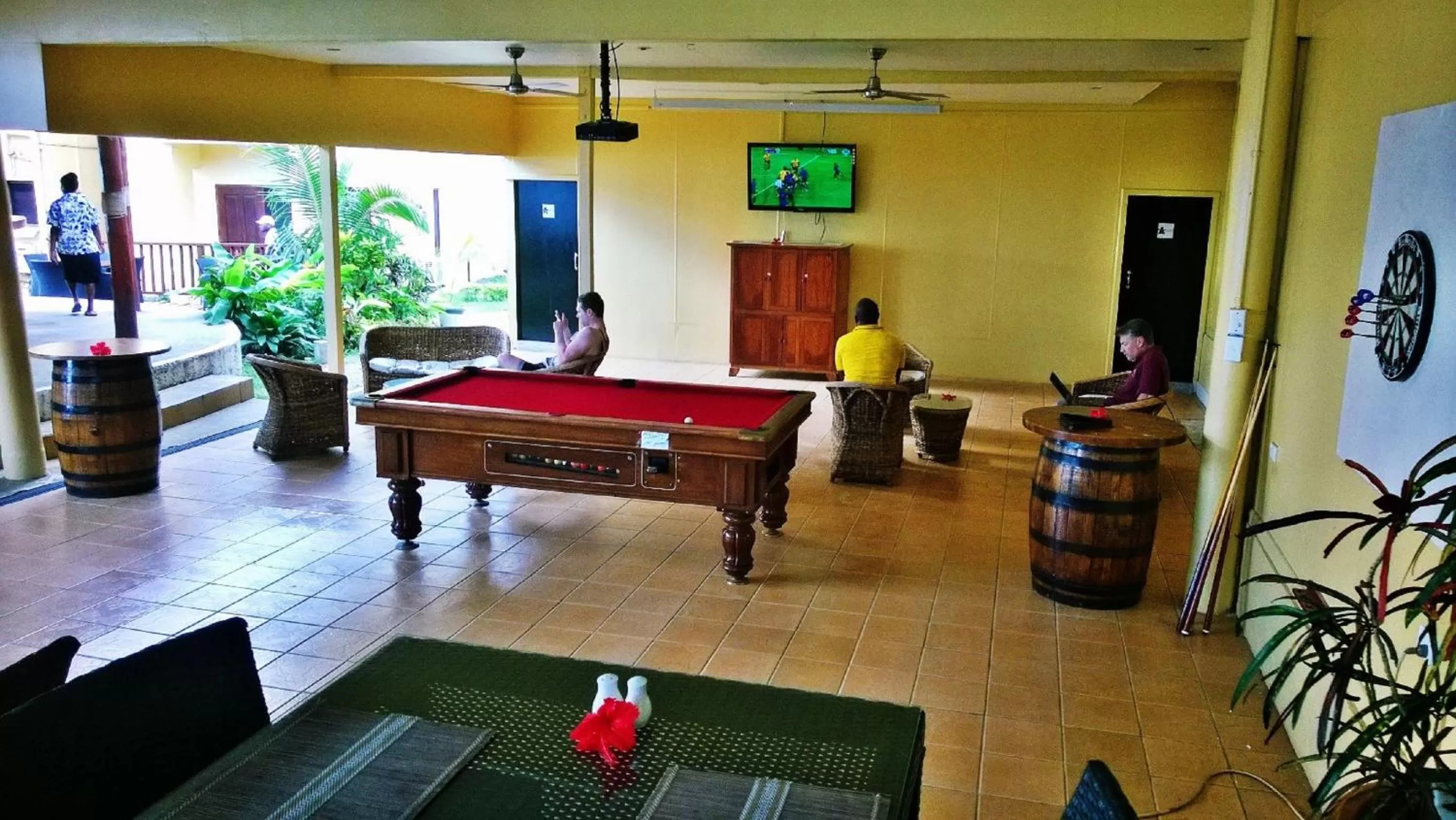 Billiard in Moorings Hotel