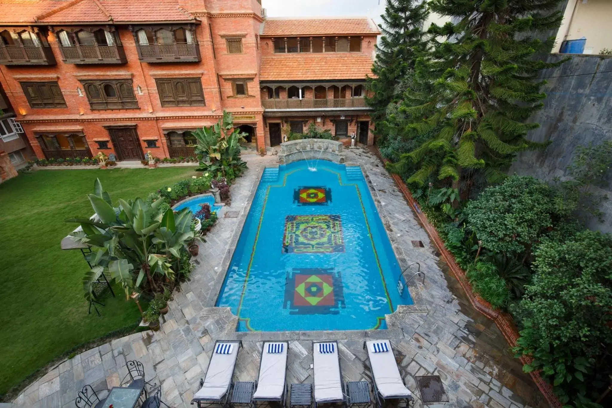 View (from property/room), Pool View in Hotel Manaslu