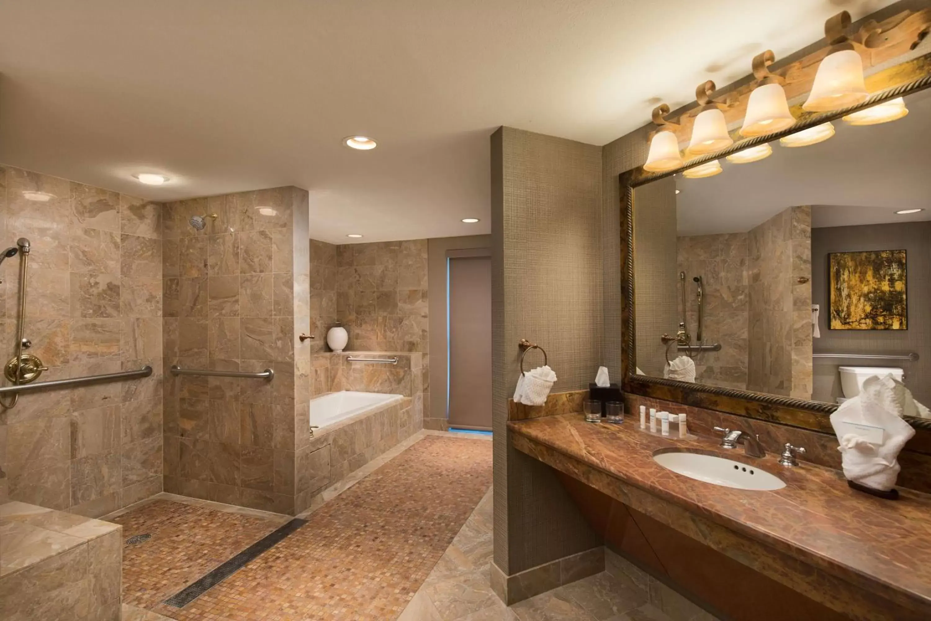 Bathroom in Embassy Suites by Hilton Dallas Frisco Hotel & Convention Center