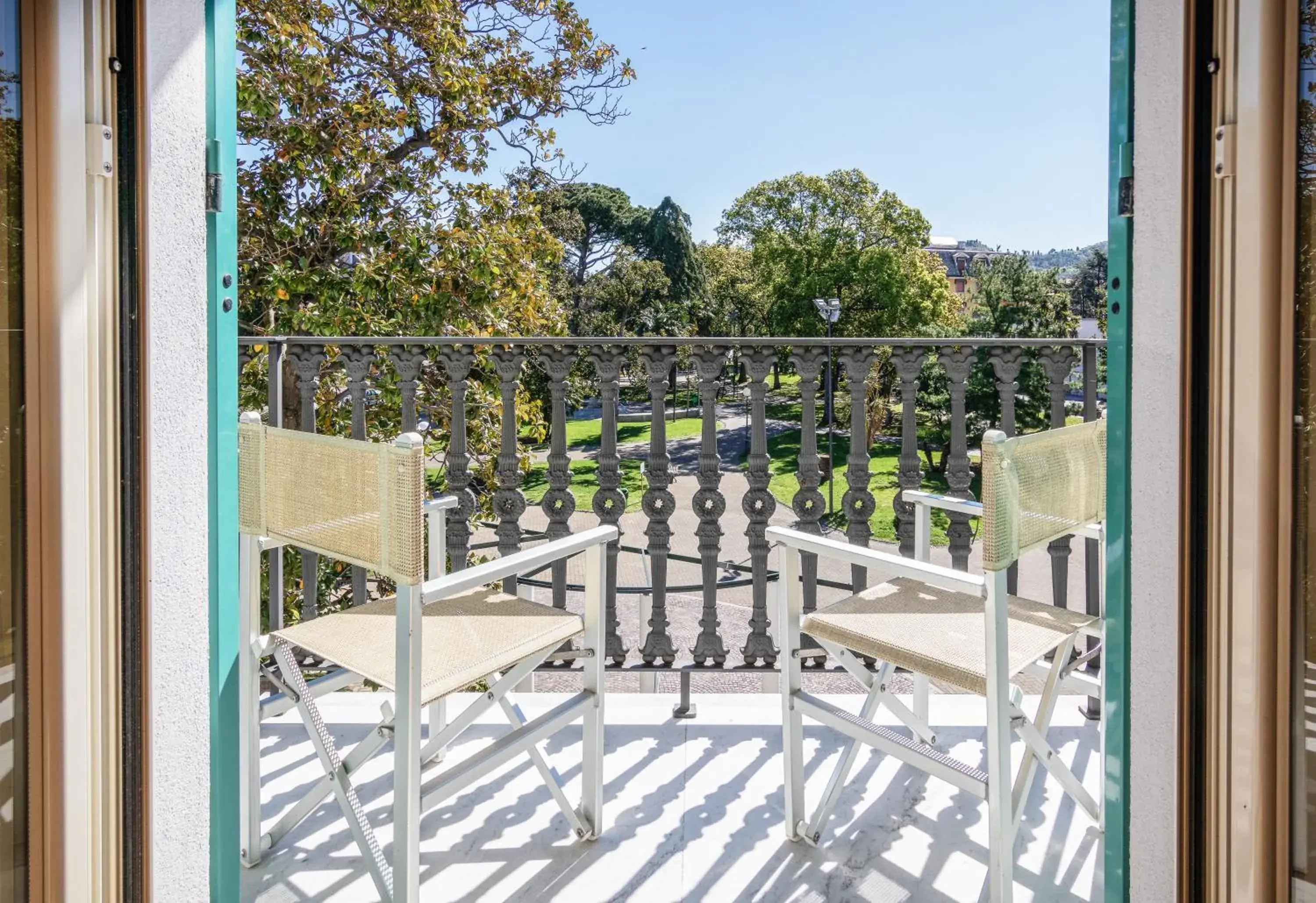 Garden view in Grande Albergo Garden view in Grande Albergo
