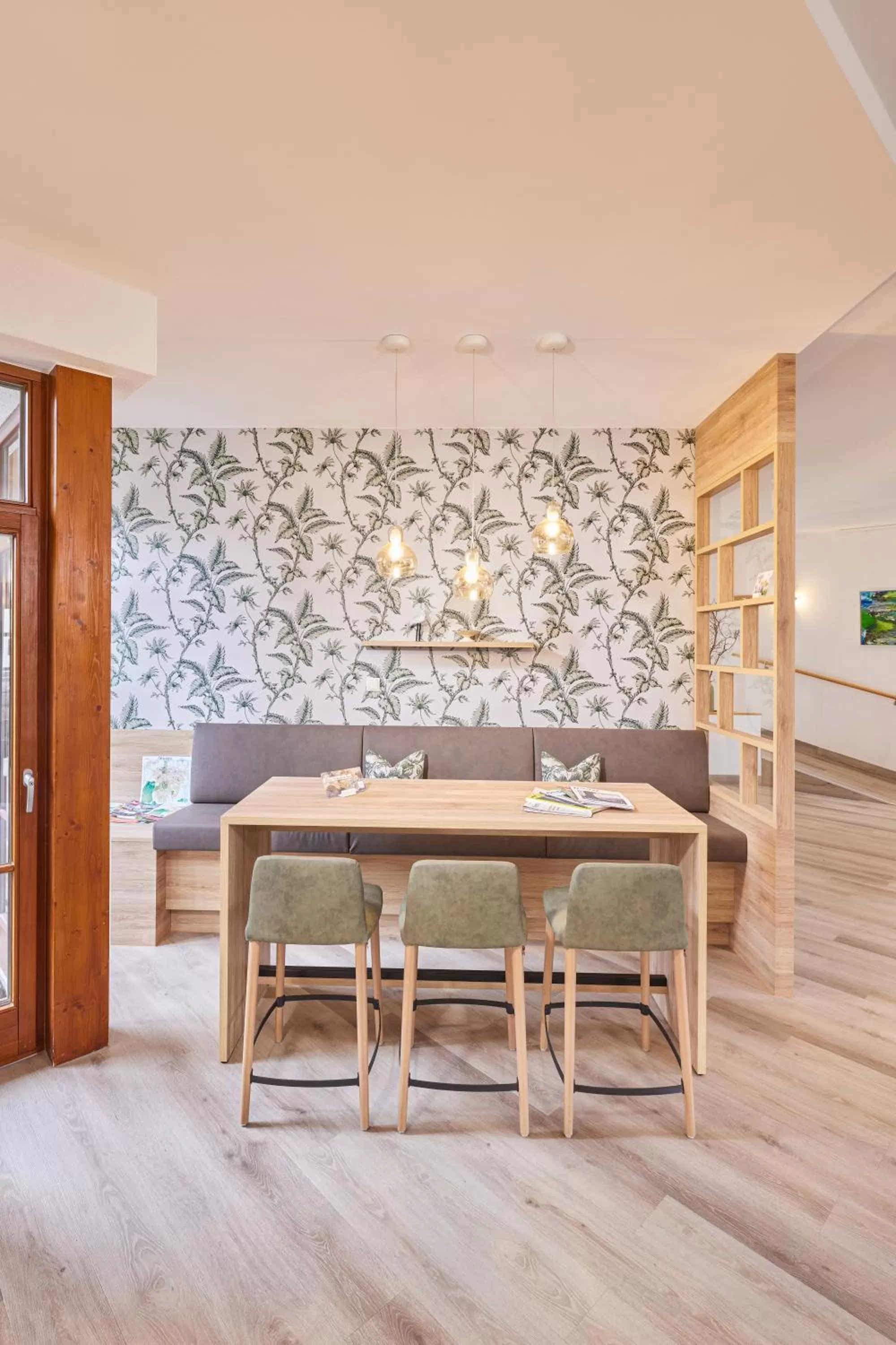 Lobby or reception in Hotel Garni Gästehaus am Mühlbach