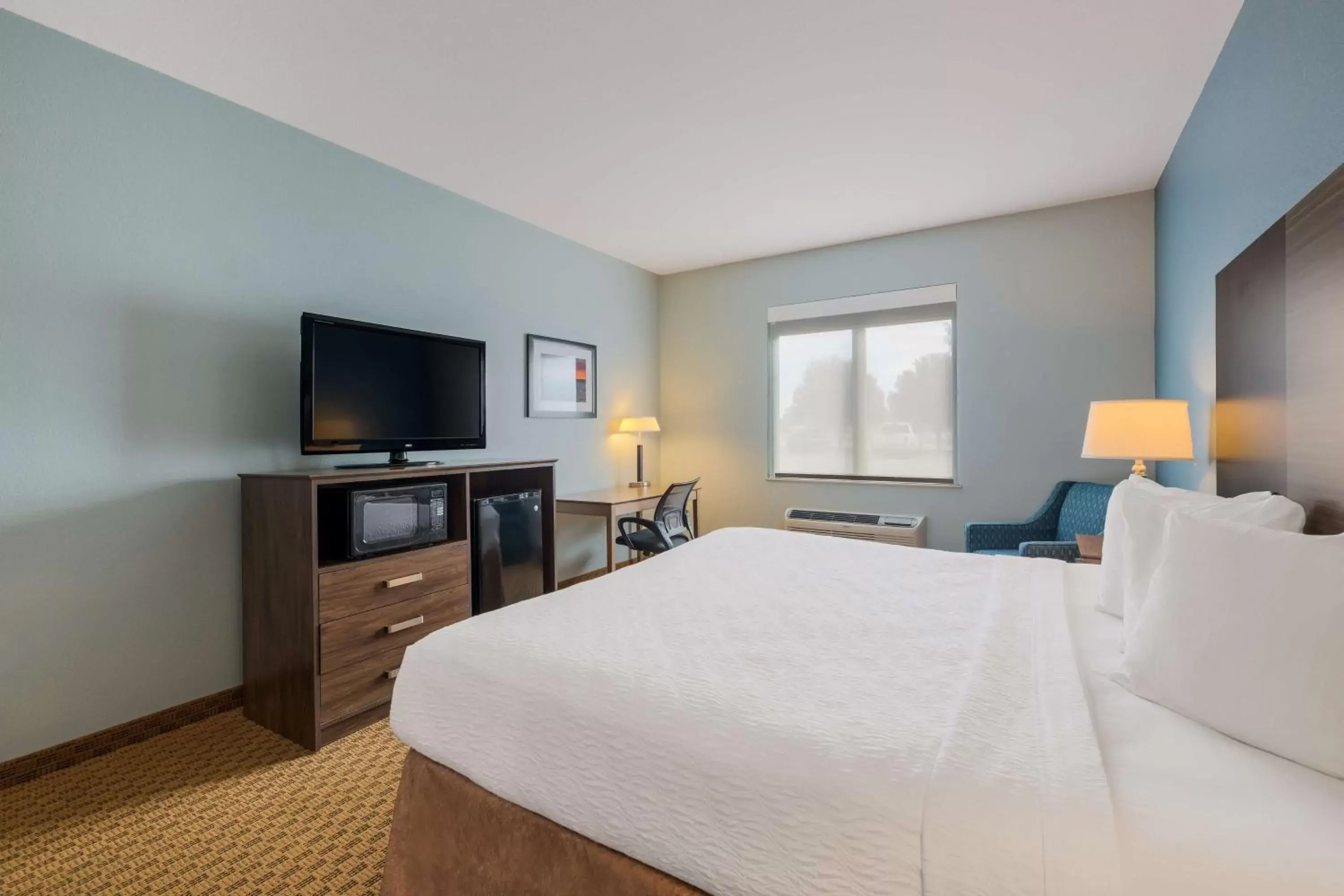 Bedroom, TV/Entertainment Center in Best Western South Plains Inn & Suites