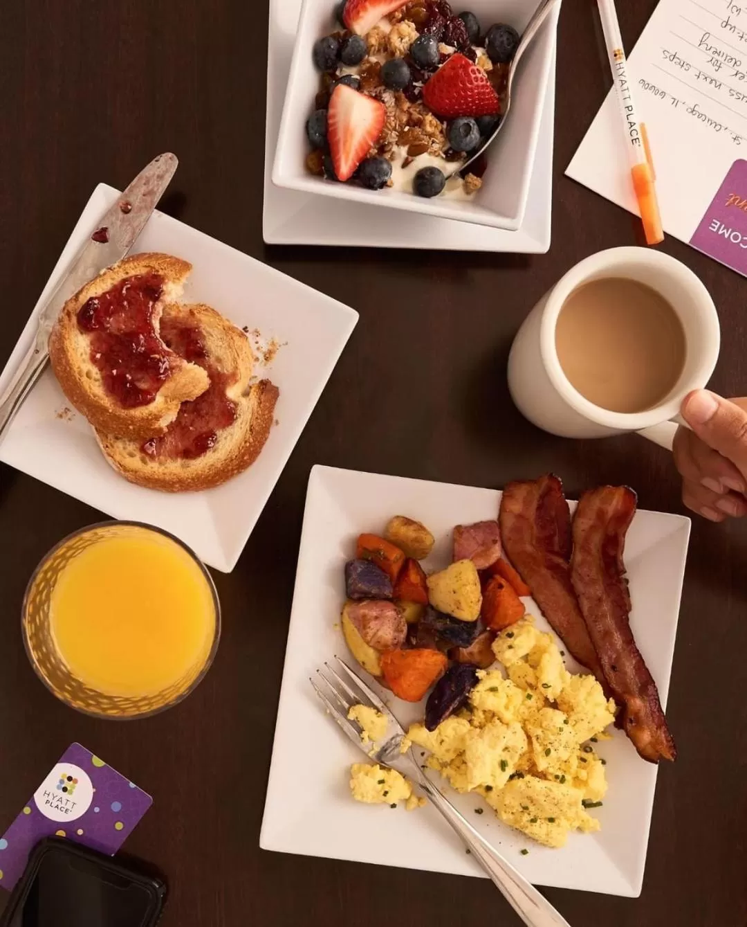Breakfast in Hyatt Place Poughkeepsie - Hudson Valley
