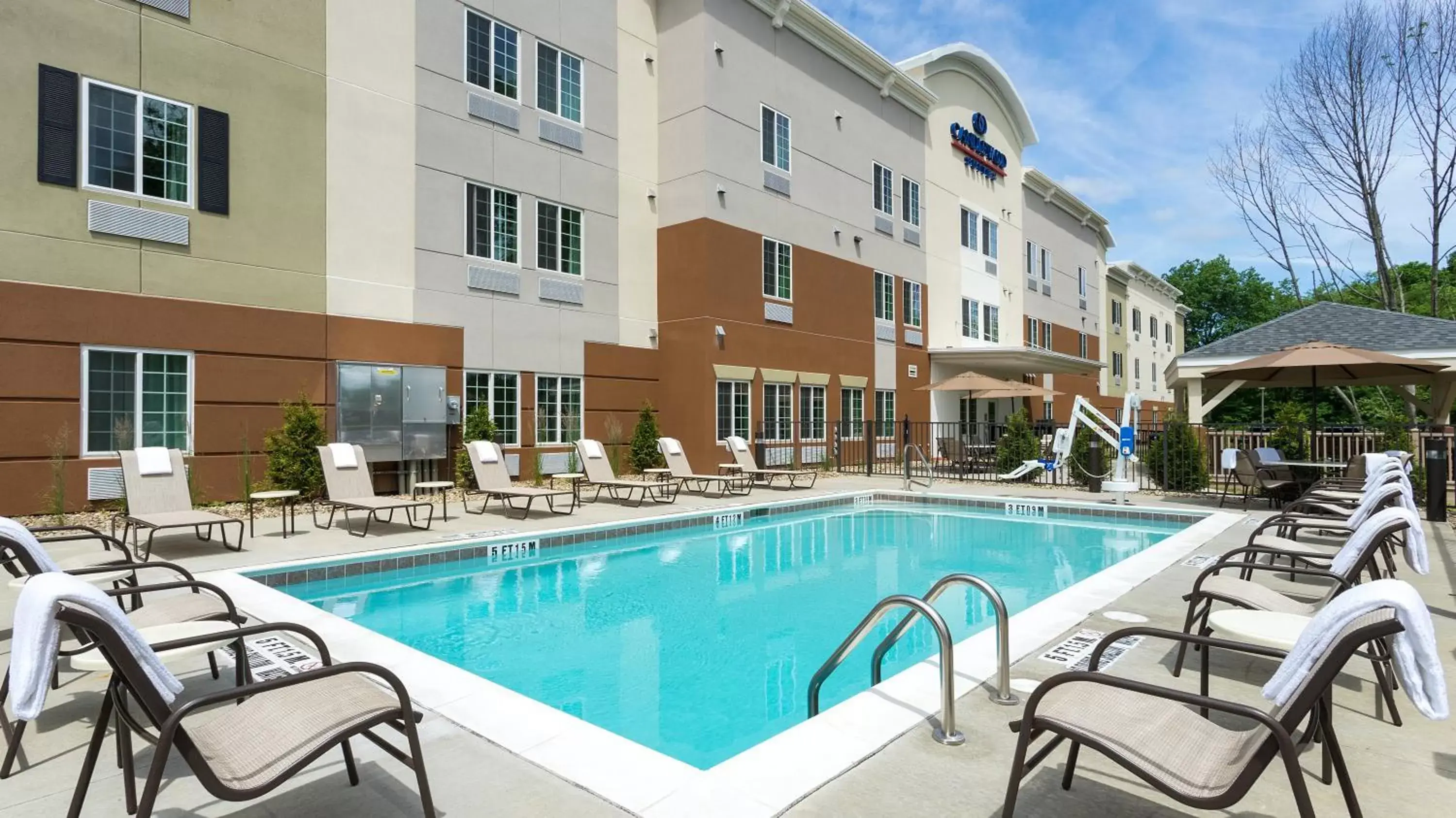 Swimming Pool in Candlewood Suites Grove City - Outlet Center, an IHG Hotel