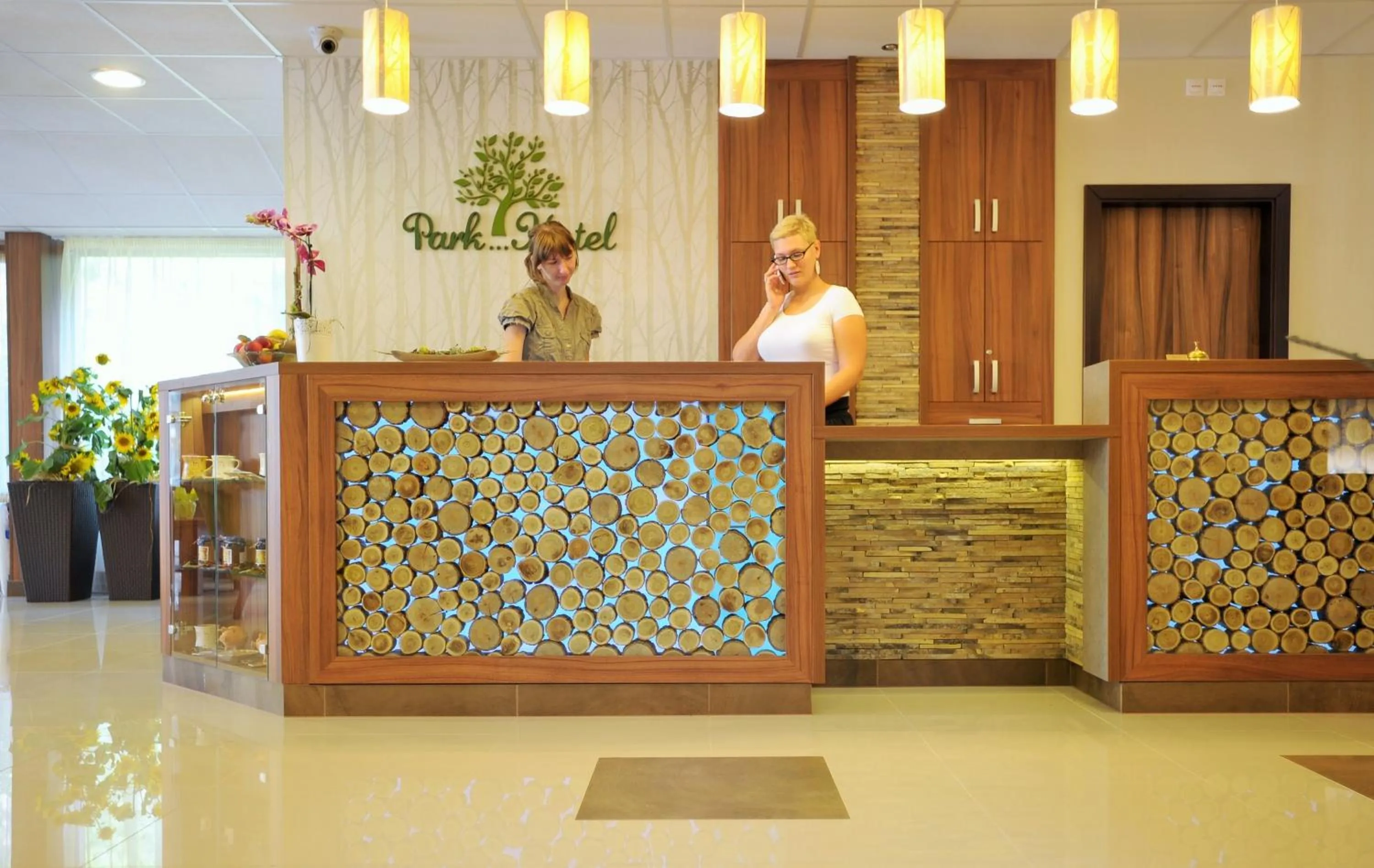 Lobby or reception in Park Hotel Gyula