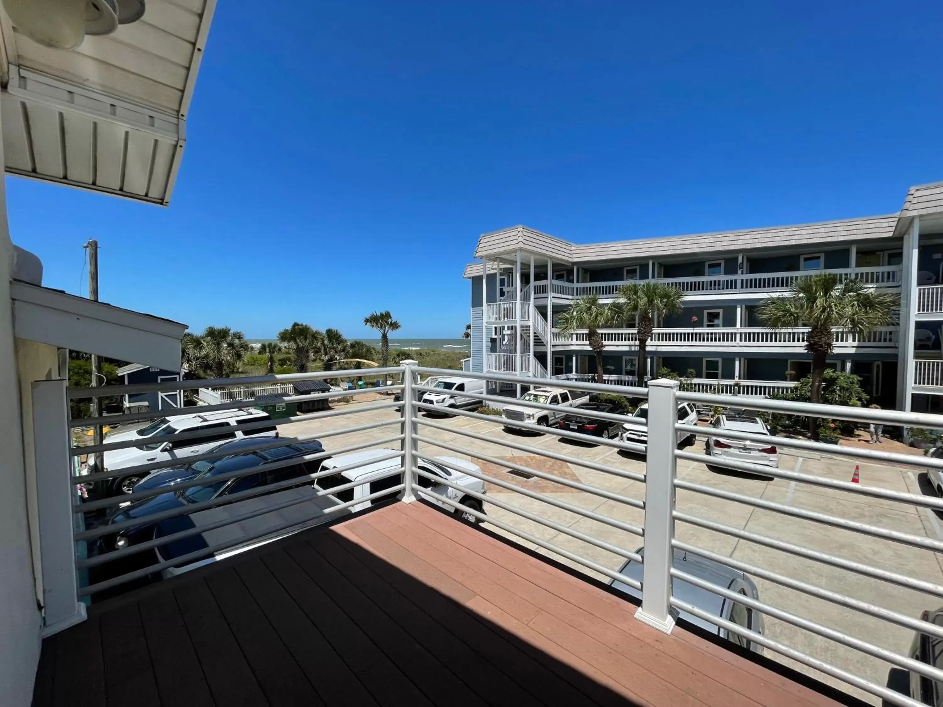 Balcony/Terrace in Magic Beach Motel - Vilano Beach, Saint Augustine