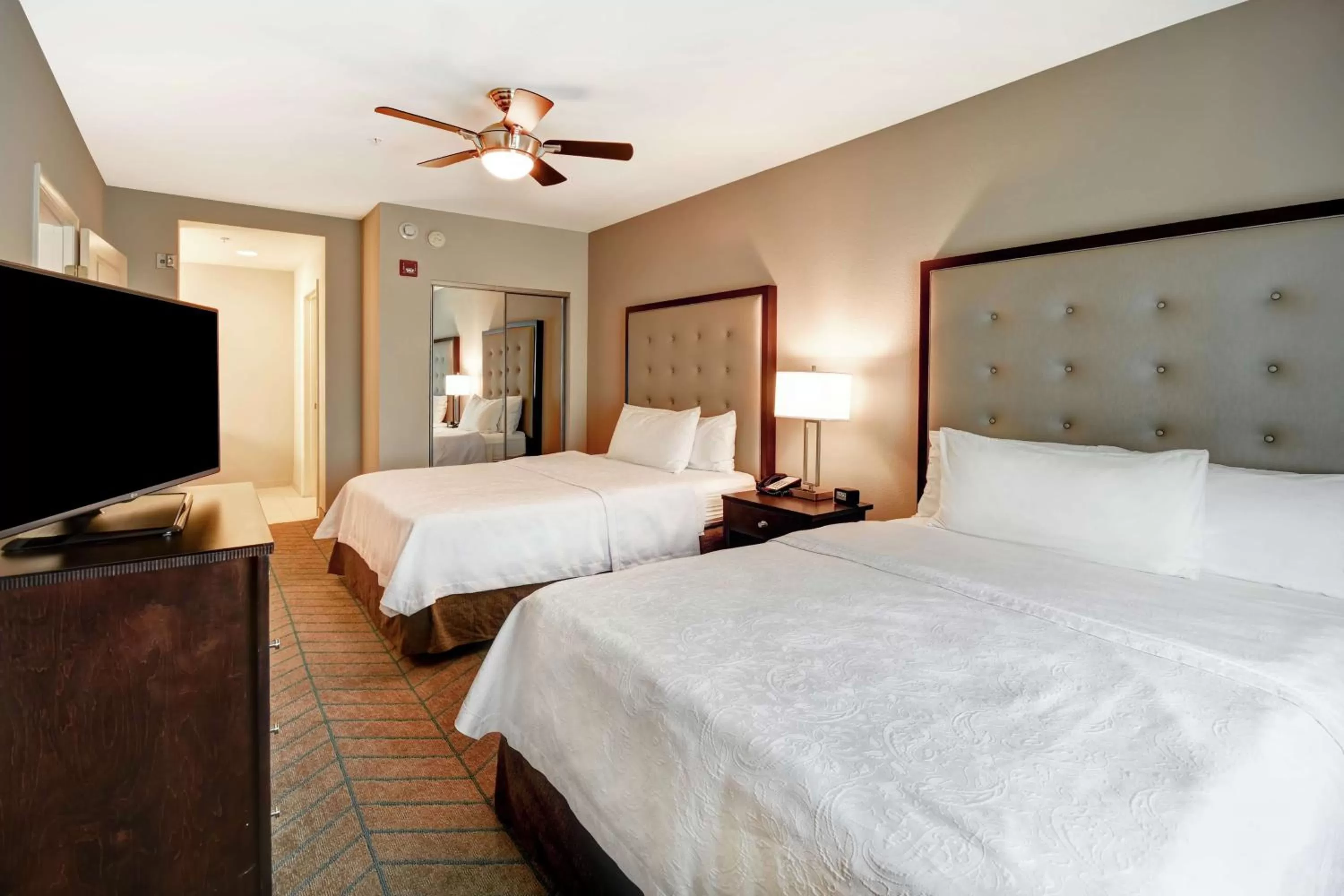 Bedroom, Bed in Homewood Suites by Hilton Tampa-Port Richey