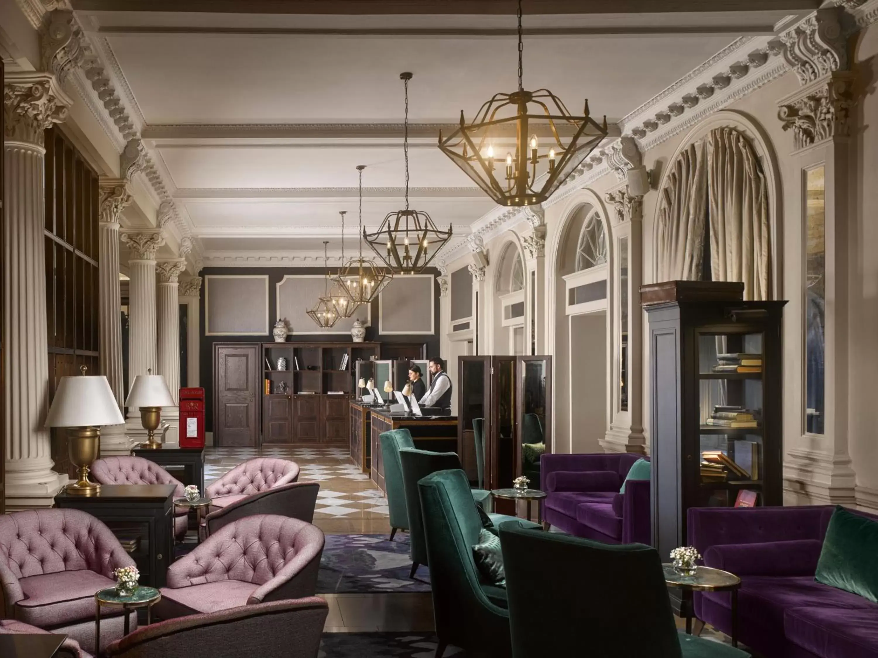 Lobby or reception in InterContinental Edinburgh The George by IHG Lobby or reception in InterContinental Edinburgh The George by IHG