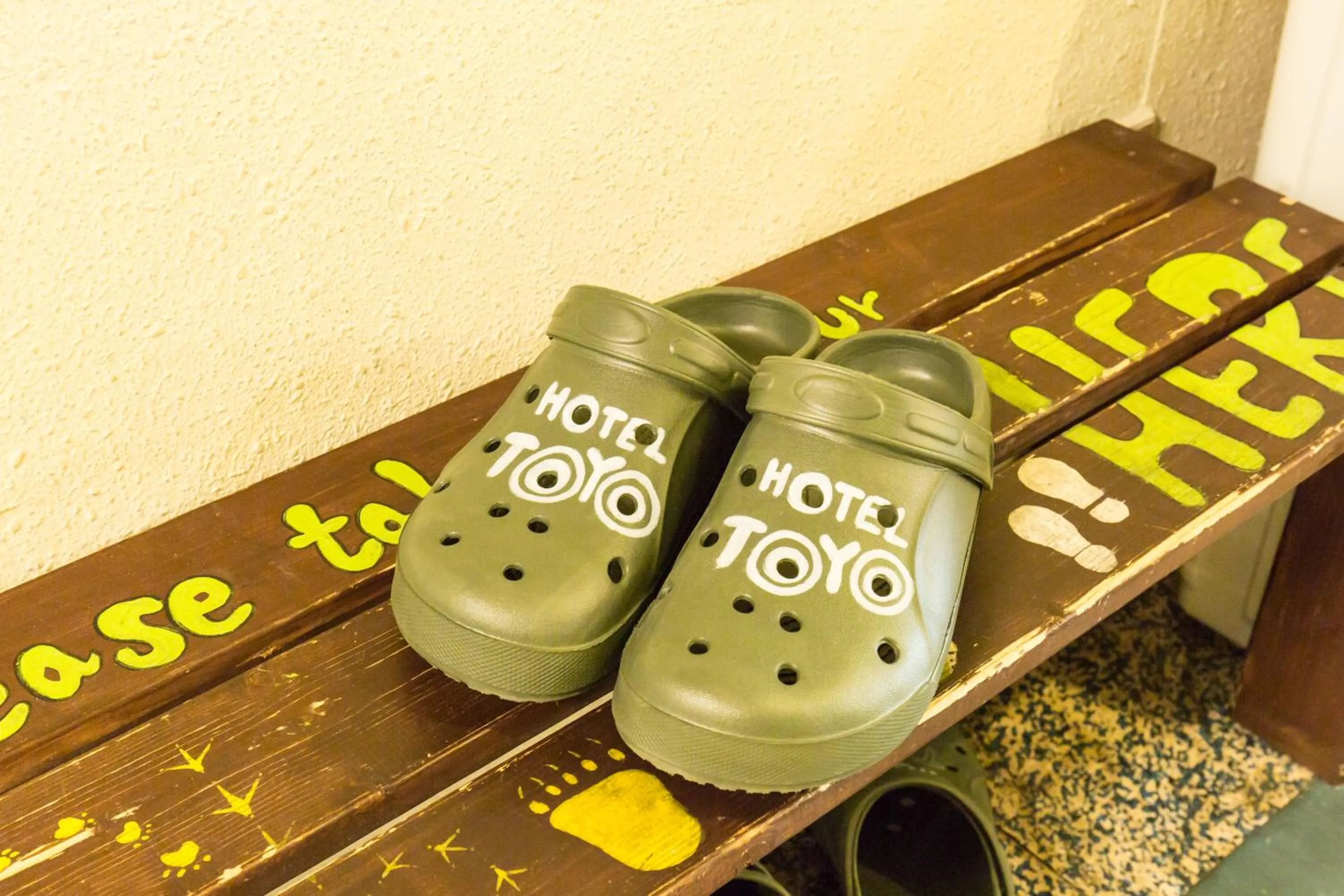 Decorative detail in Backpackers Hotel Toyo