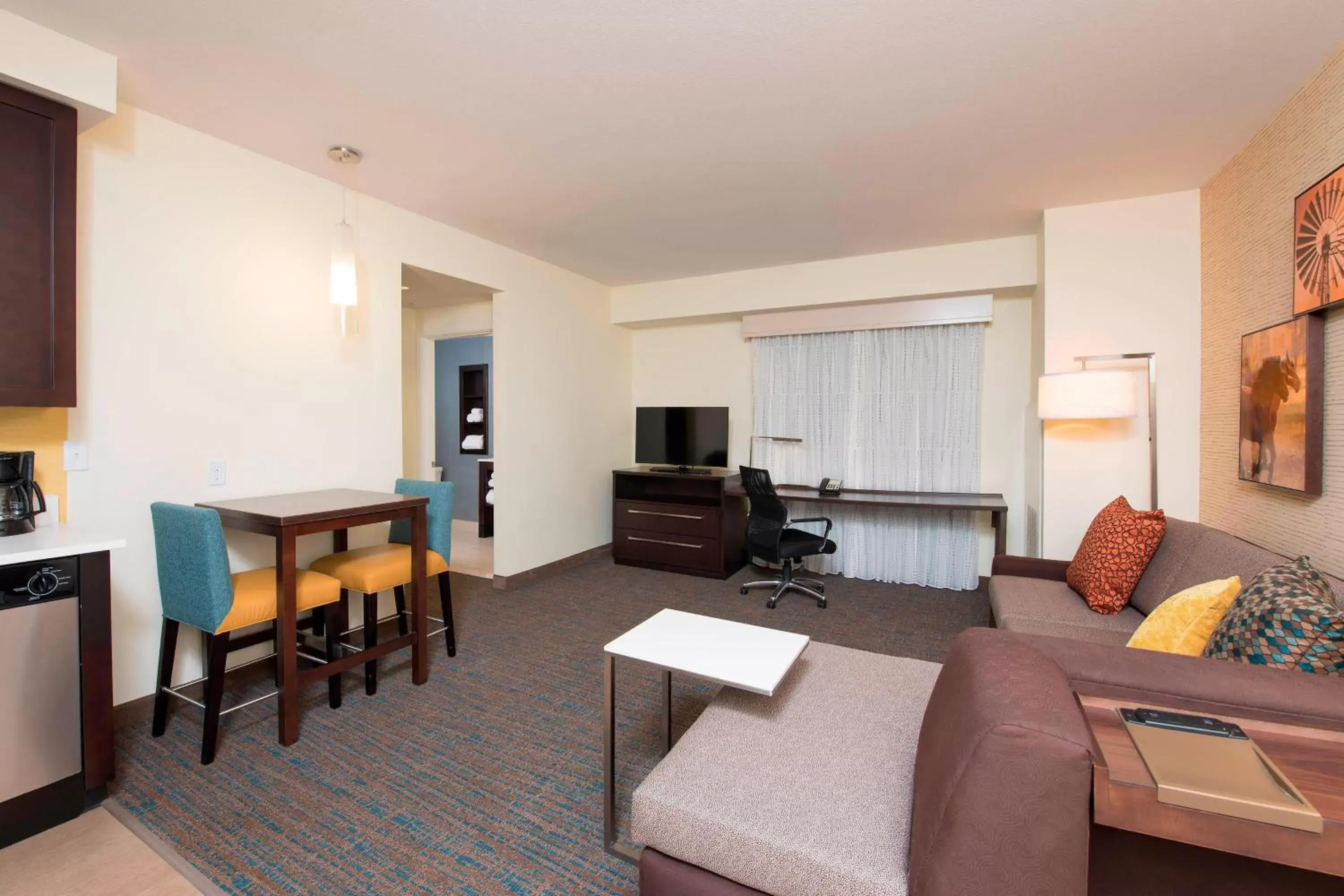 Bedroom, Seating Area in Residence Inn by Marriott Houston Springwoods Village
